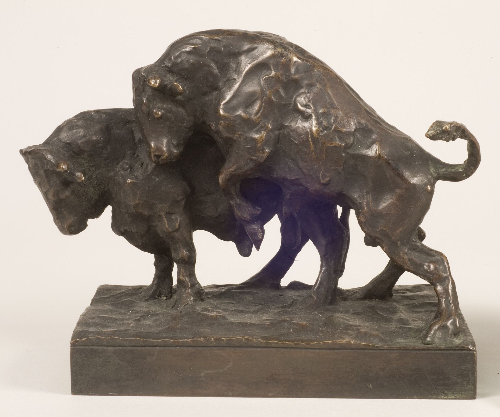 Playfull Bulls by Anne Marie Carl Nielsen