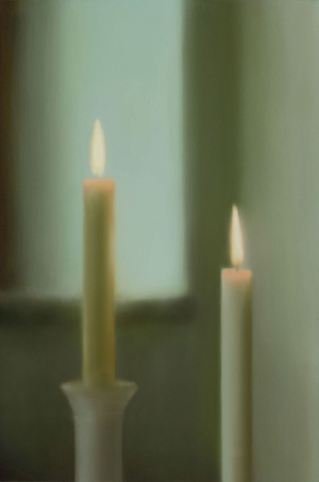 Zwei Kerzen by Gerhard Richter