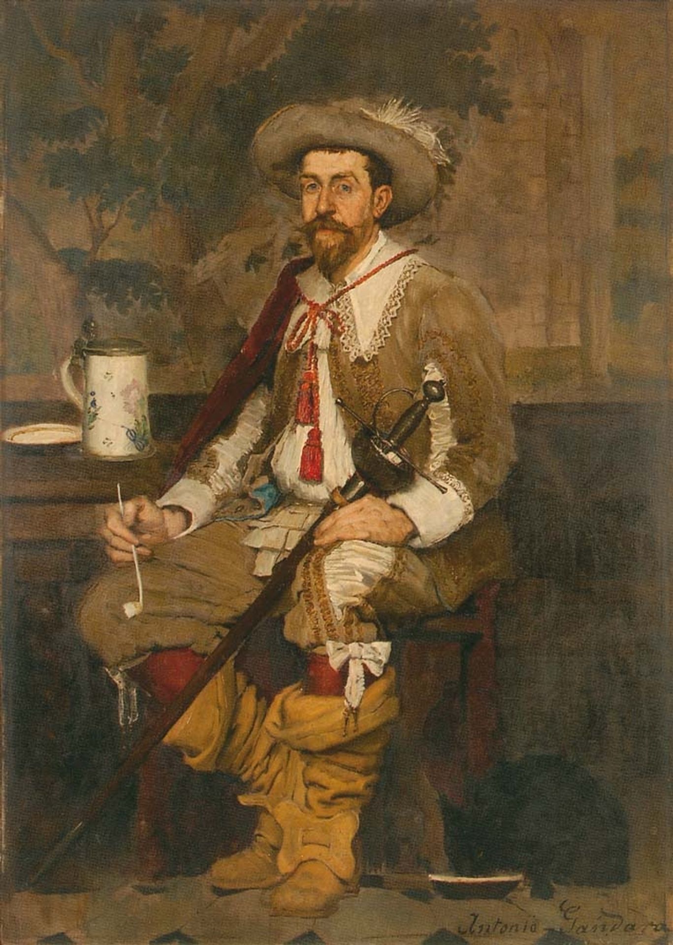 Robert Salis En Gentilhomme De L’époque Louis XIII by Antonio de La Gándara