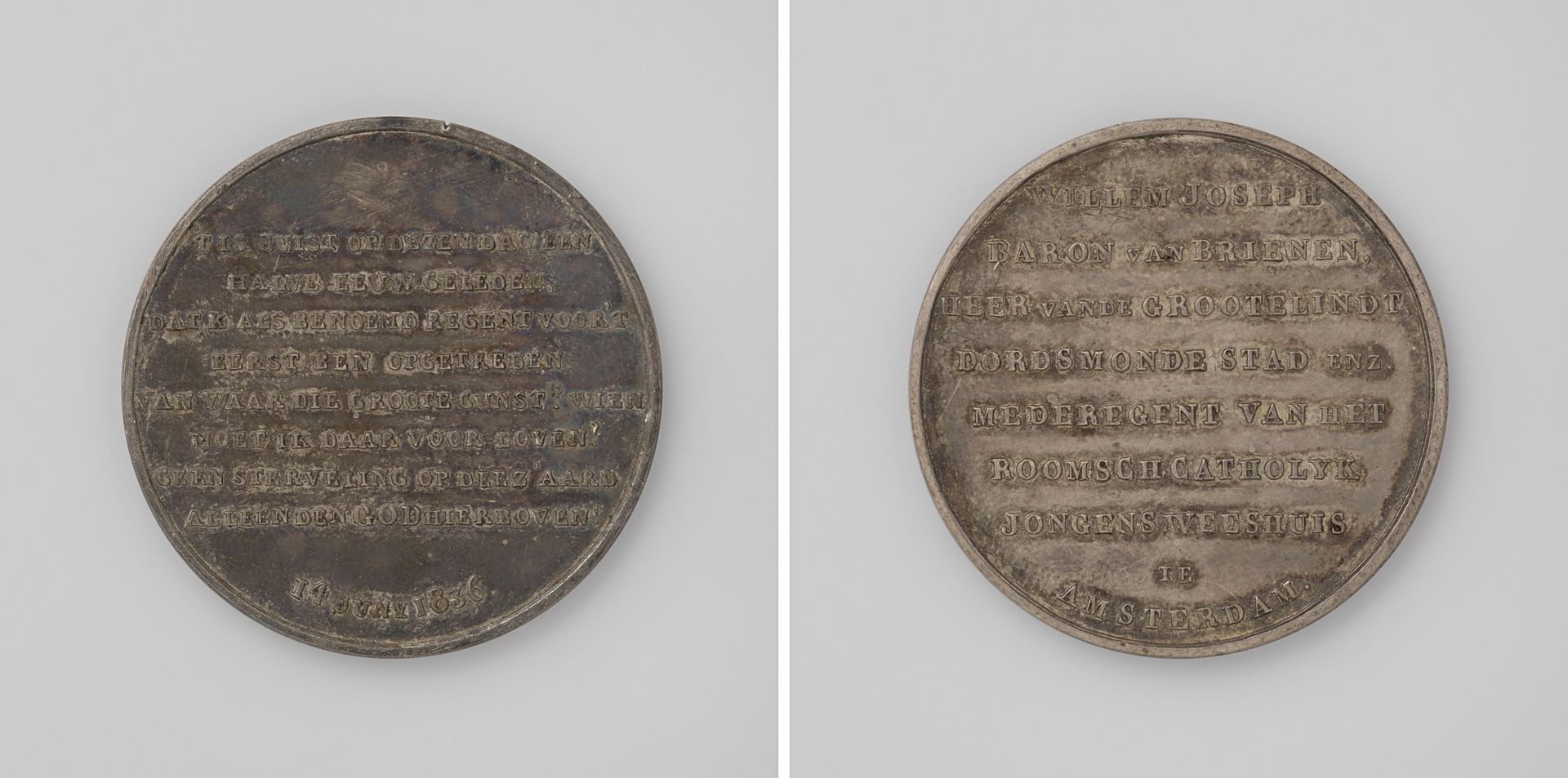 Willem Joseph, baron van Brienen, vijftig jaar regent van het Rooms-katholiek weeshuis te Amsterdam by Anonymous