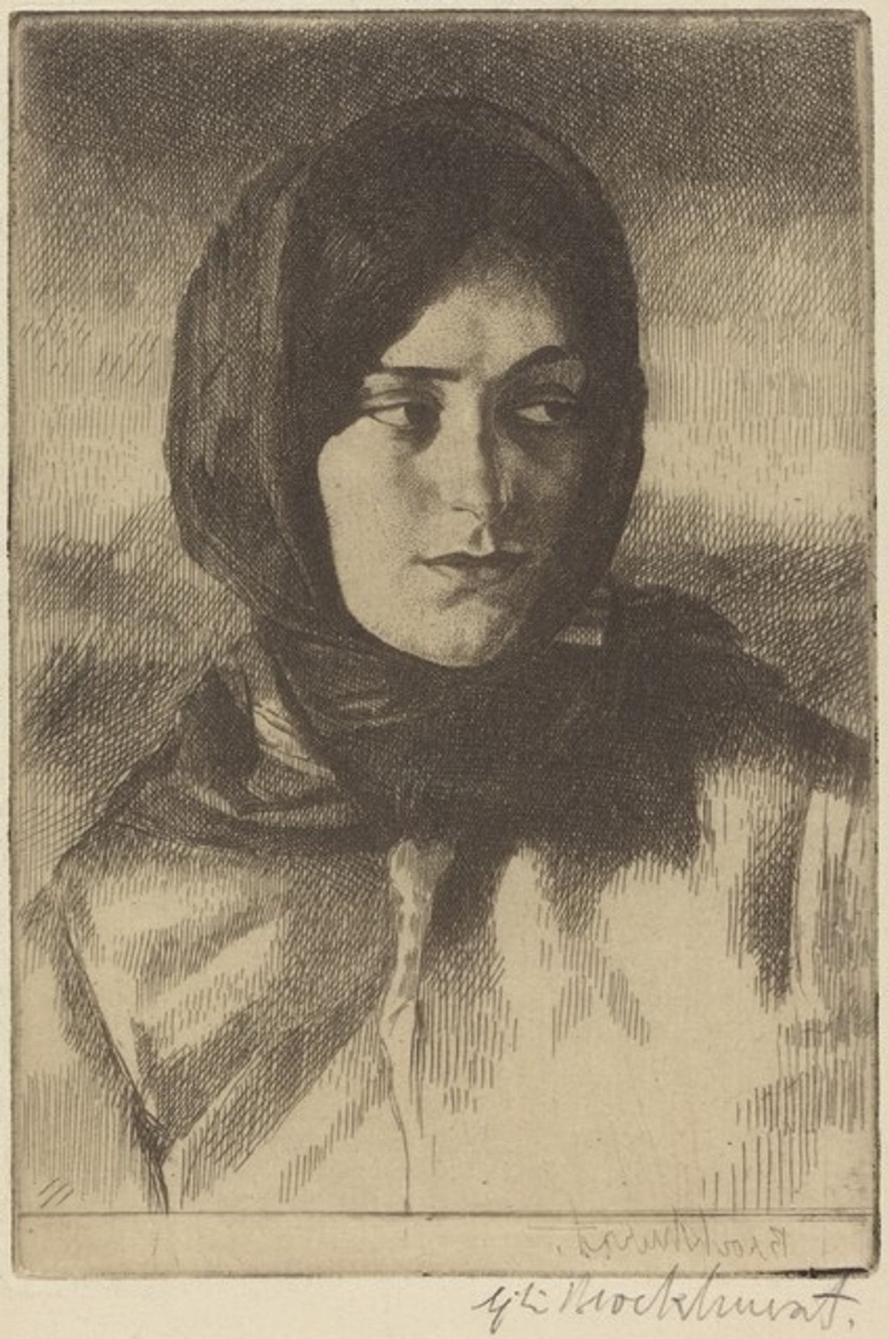 Maureen by Gerald Leslie Brockhurst