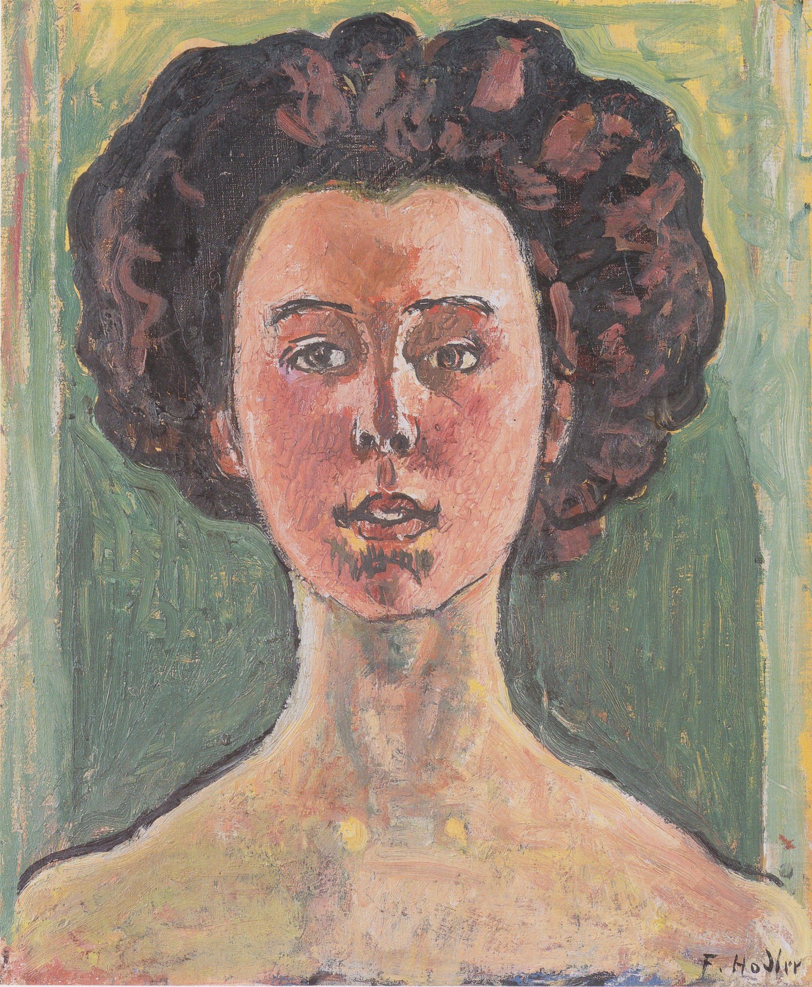 Portrait of Gertrud Mueller by Ferdinand Hodler