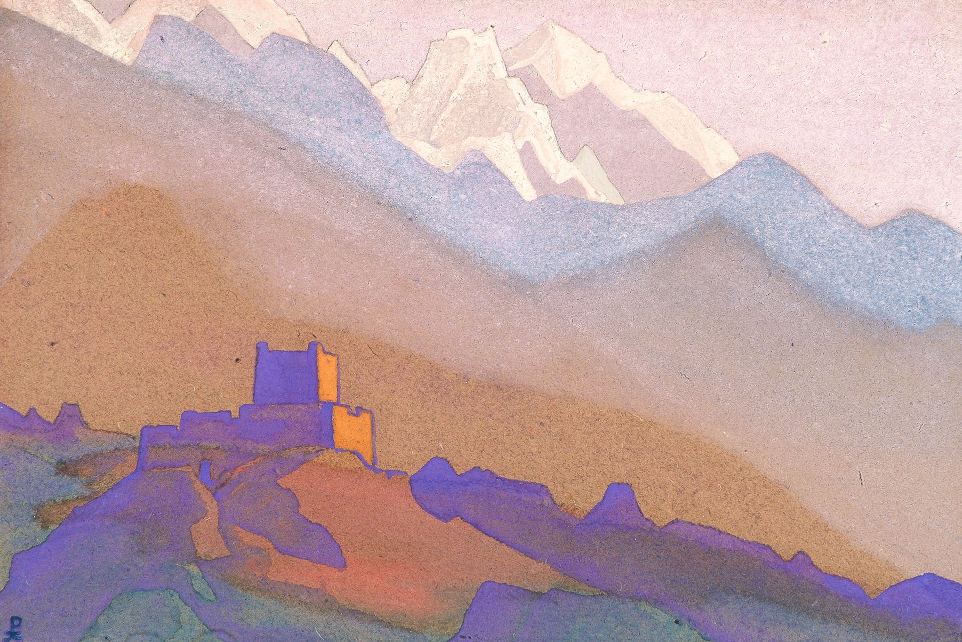 Tibet. Himalayas. by Nicholas Roerich