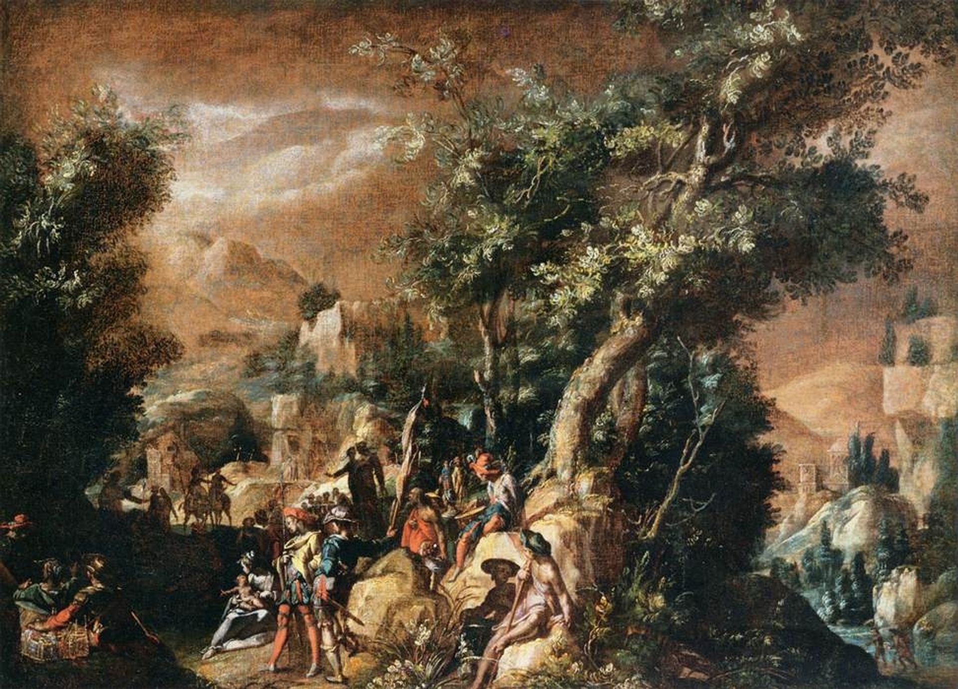 Ruins and Figures by Paul Bril