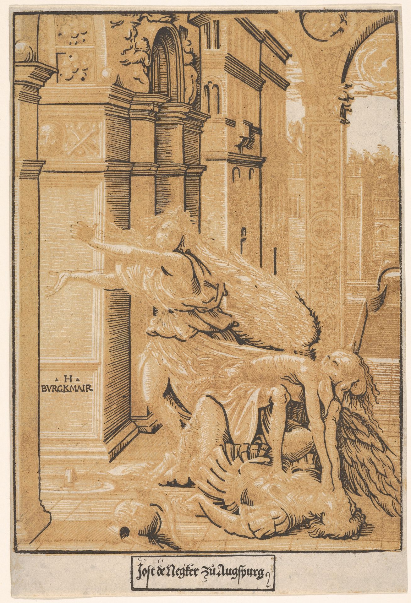 Lovers Surprised by Death by Hans Burgkmair