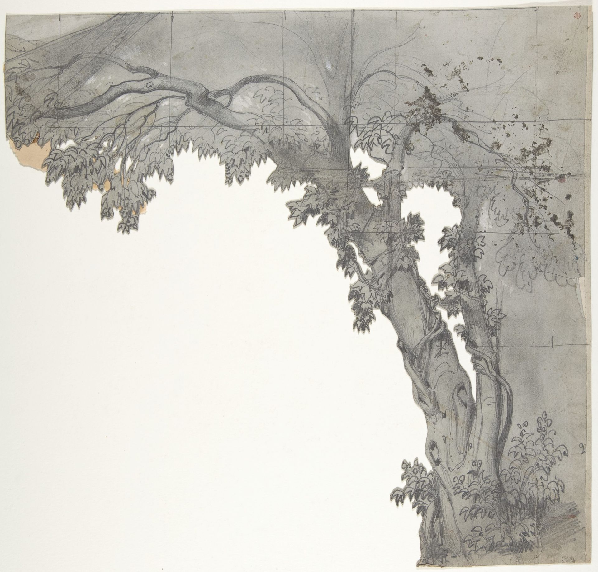 Design for a Stage Set at the Opéra, Paris by Eugène Cicéri