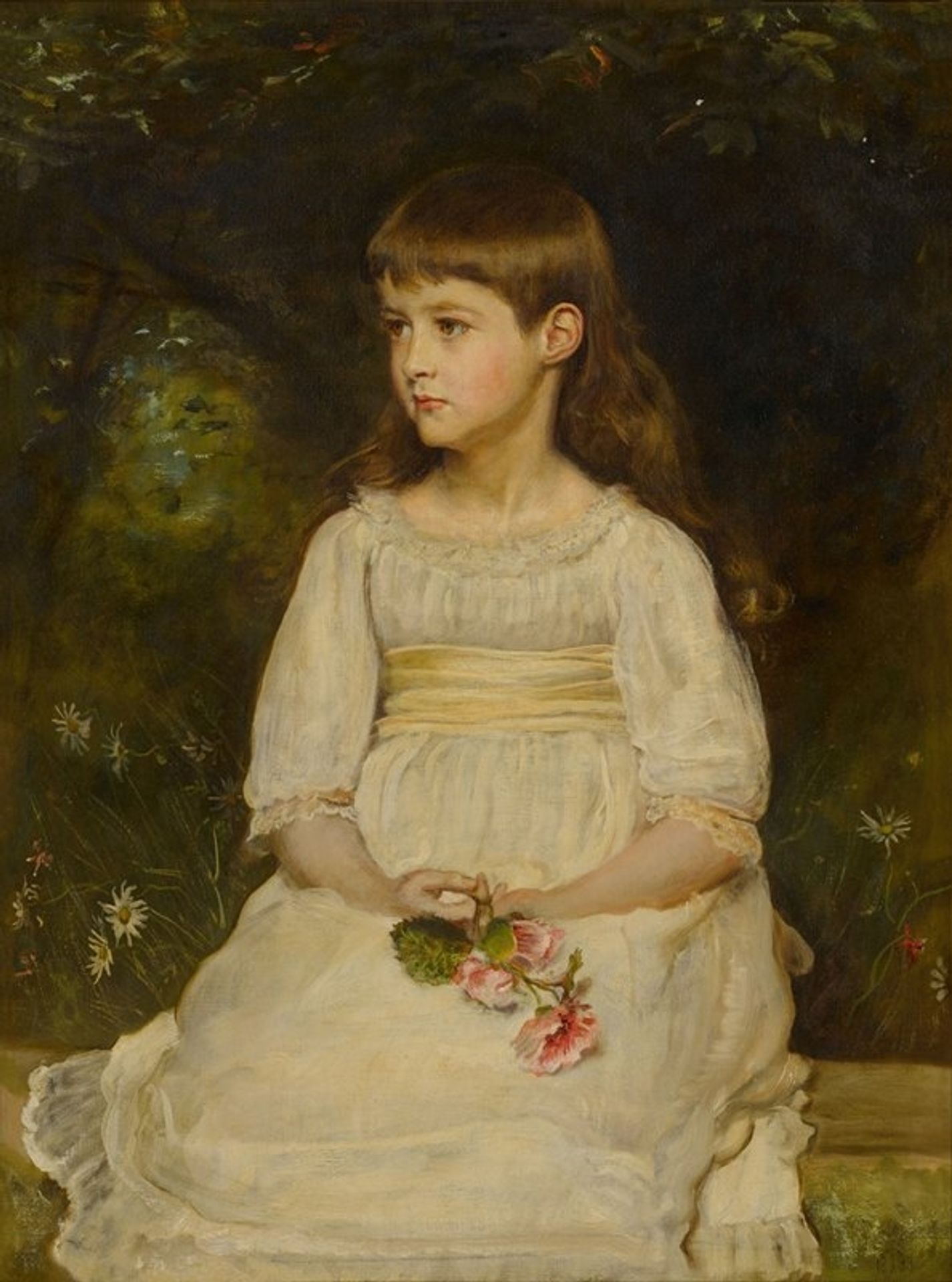 Portrait of Miss Scott, daughter of the Late Thomas Alexander Scott of Philadelphia by Sir John Everett Millais