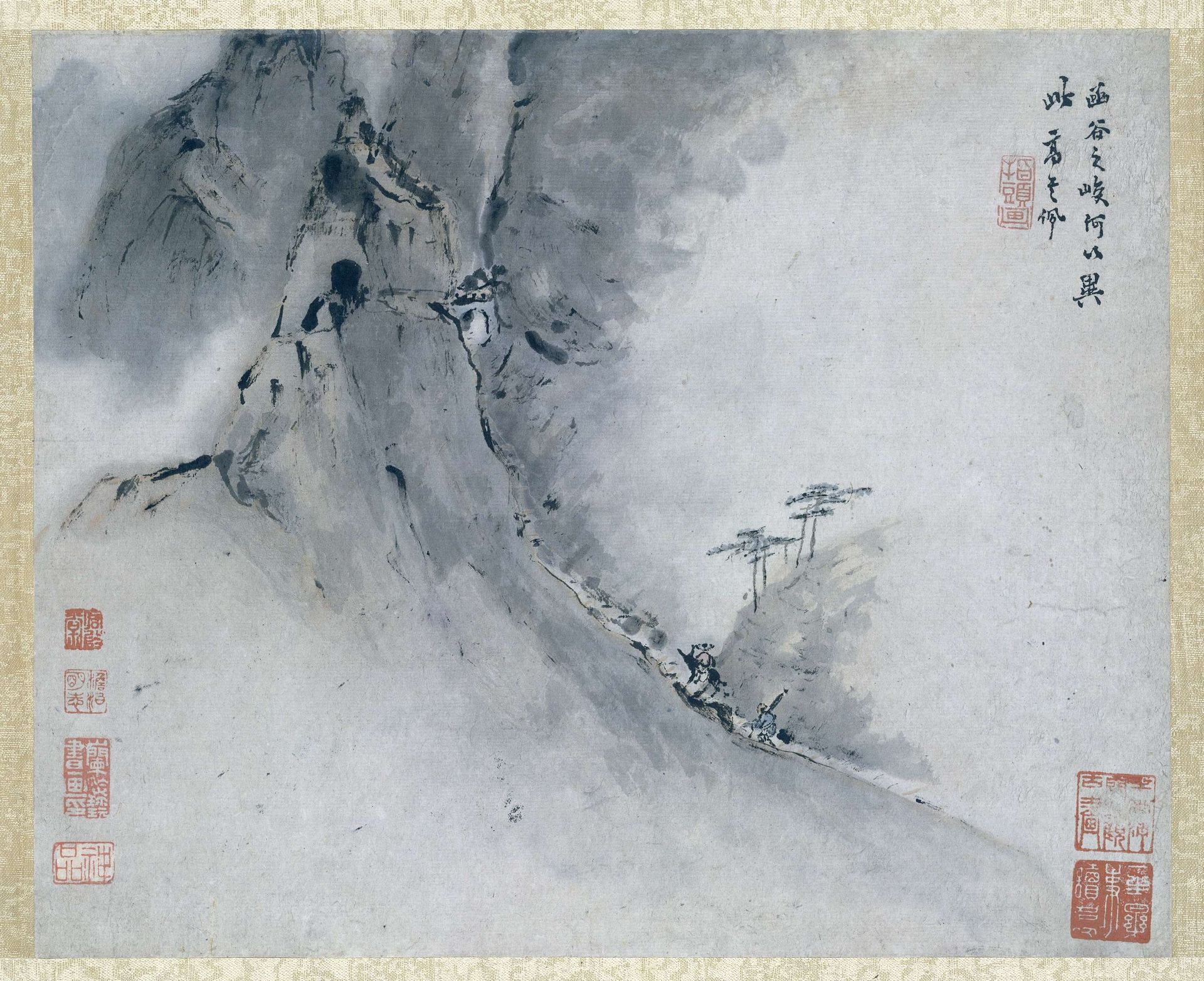 Schildering by Gao Qipei