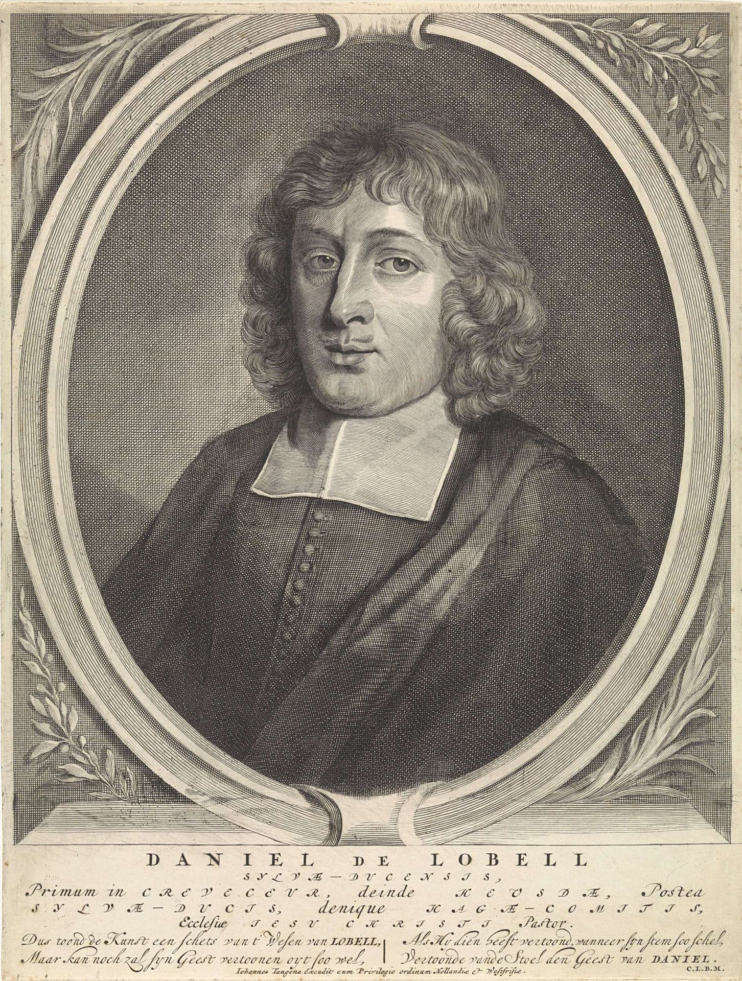 Portret van Daniel de Lobell by Anthony van Zijlvelt