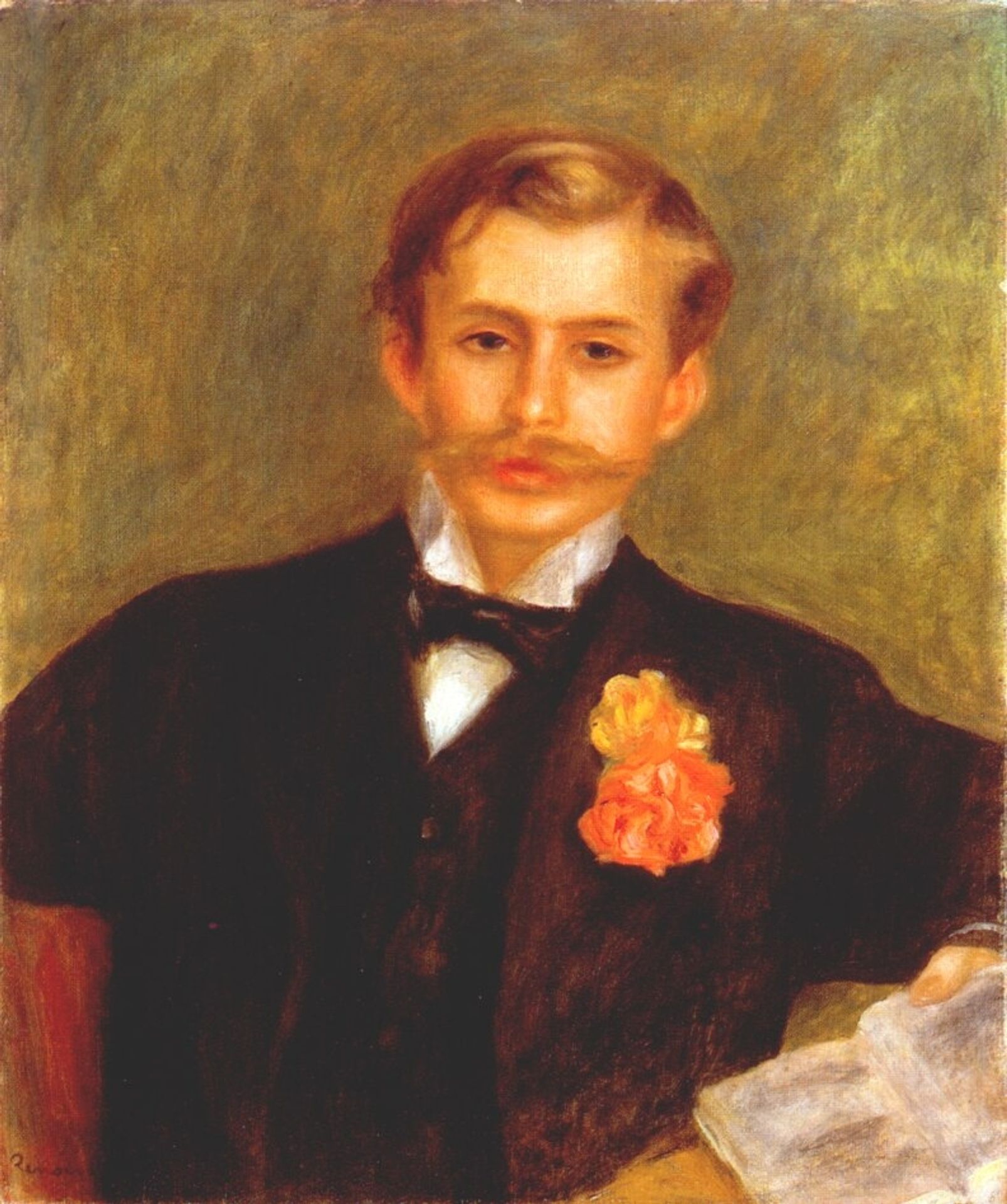 Portrait of Monsieur Germain by Pierre-Auguste Renoir