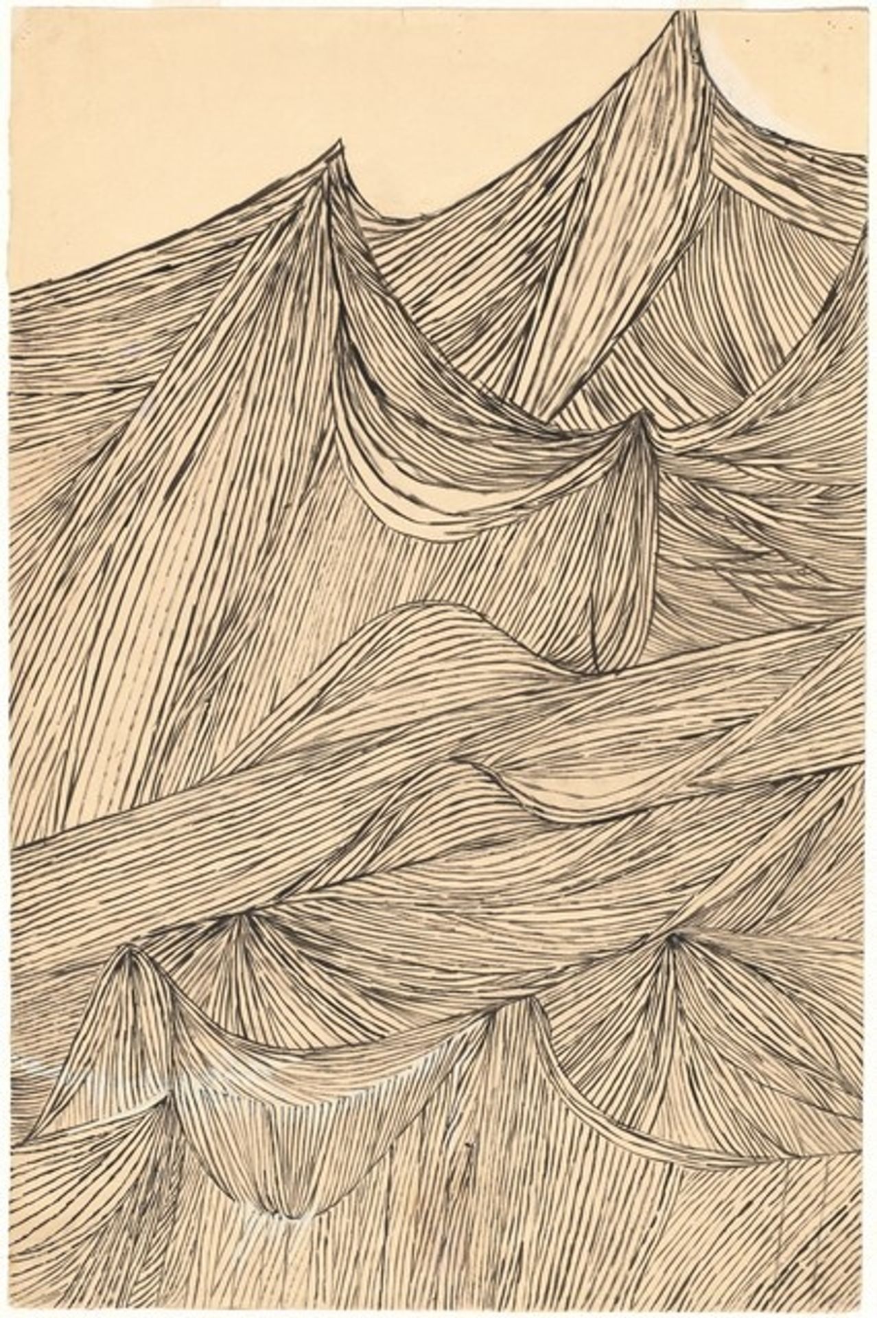 La tapisserie de mon enfance—montains in Aubusson (The Tapestry of My Childhood—Mountains in Aubusson) by Louise Bourgeois