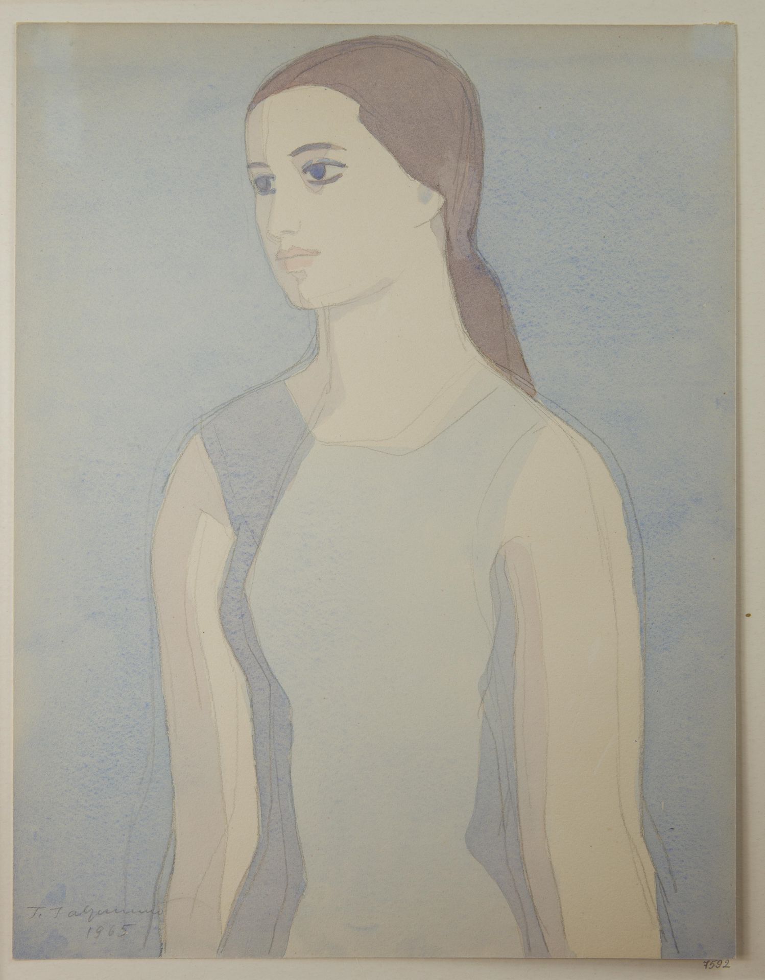 Female Portrait by Hryhorii Havrylenko