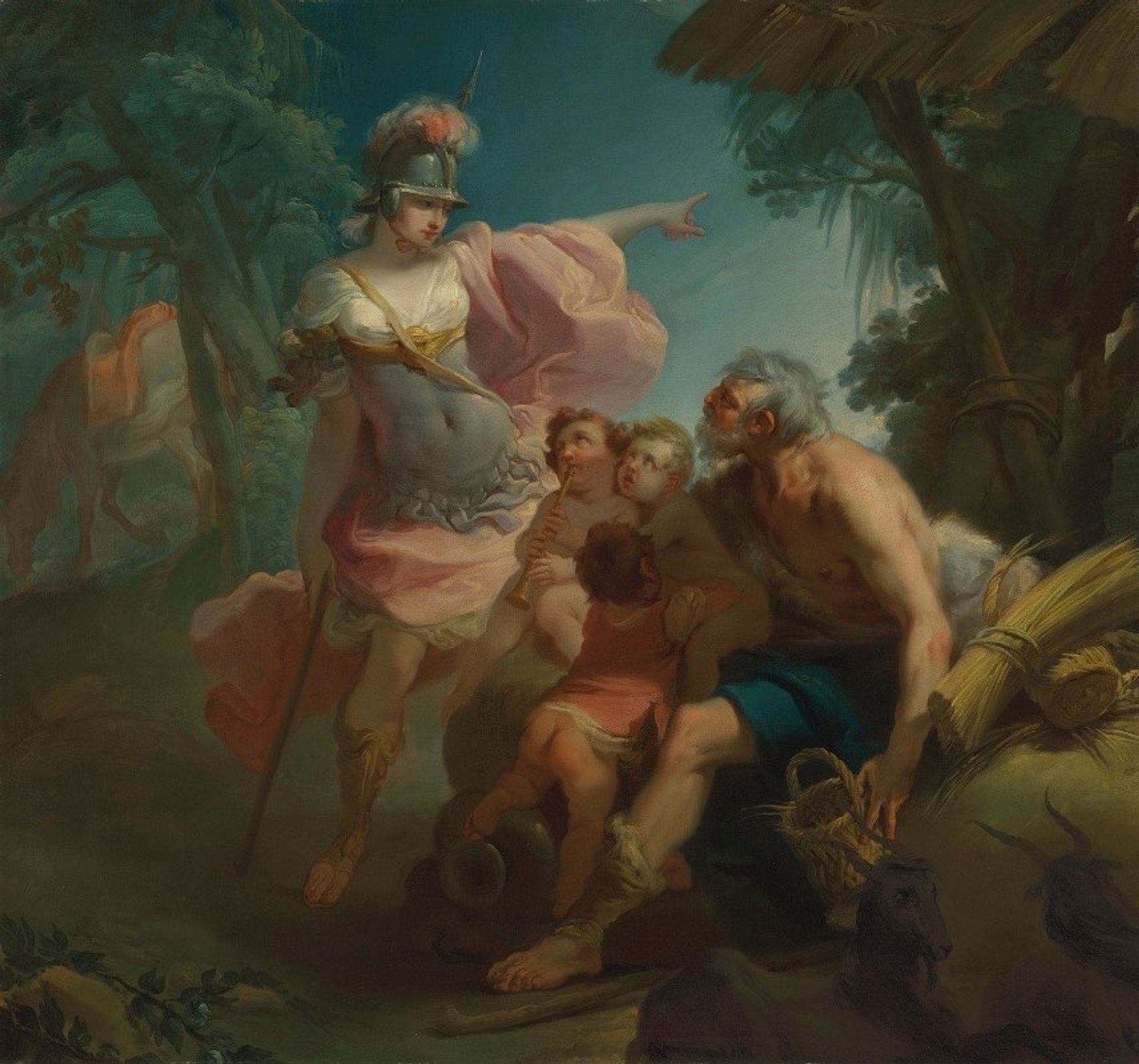 Erminia amongst the Shepherds by Gaetano Gandolfi