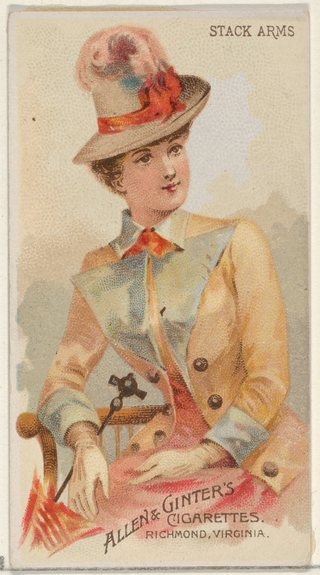 Stack Arms, from the Parasol Drills series (N18) for Allen & Ginter Cigarettes Brands by Allen & Ginter