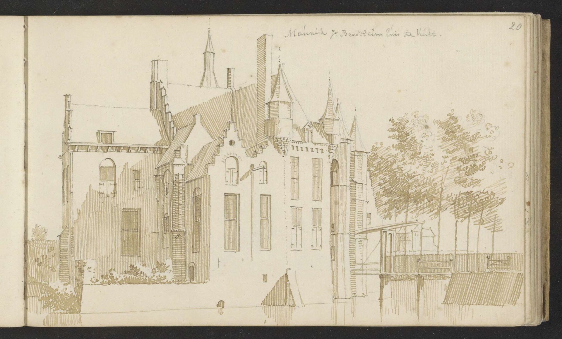 Kasteel Maurick te Vught by Cornelis Pronk