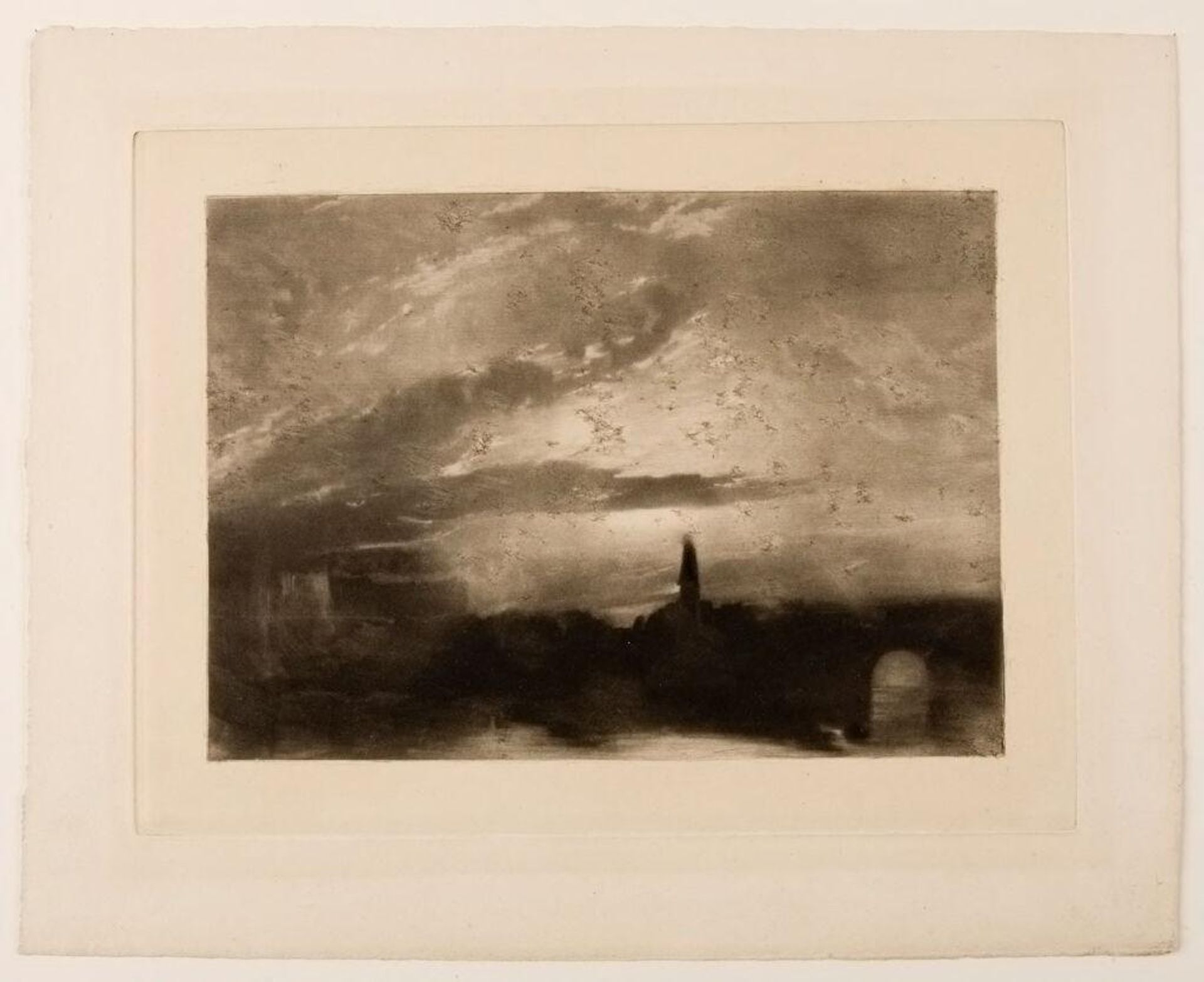 Bridge and Monument by Joseph Mallord William Turner