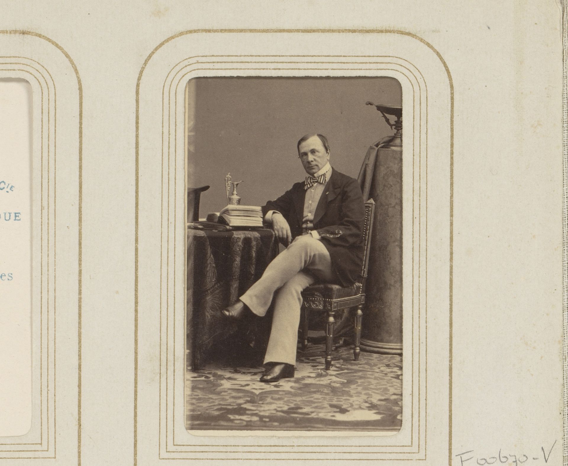 Portret van Émile de Girardin by André-Adolphe-Eugène Disdéri