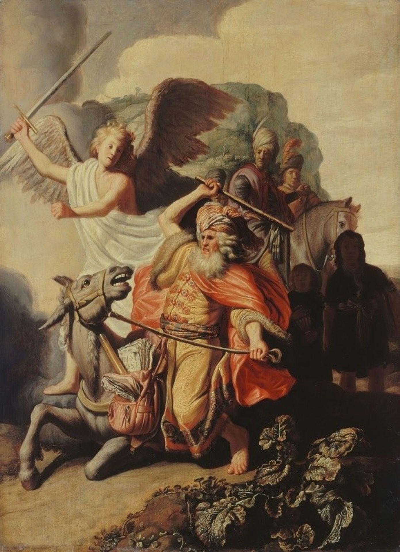 The Donkey of the Prophet Balaam by Rembrandt van Rijn