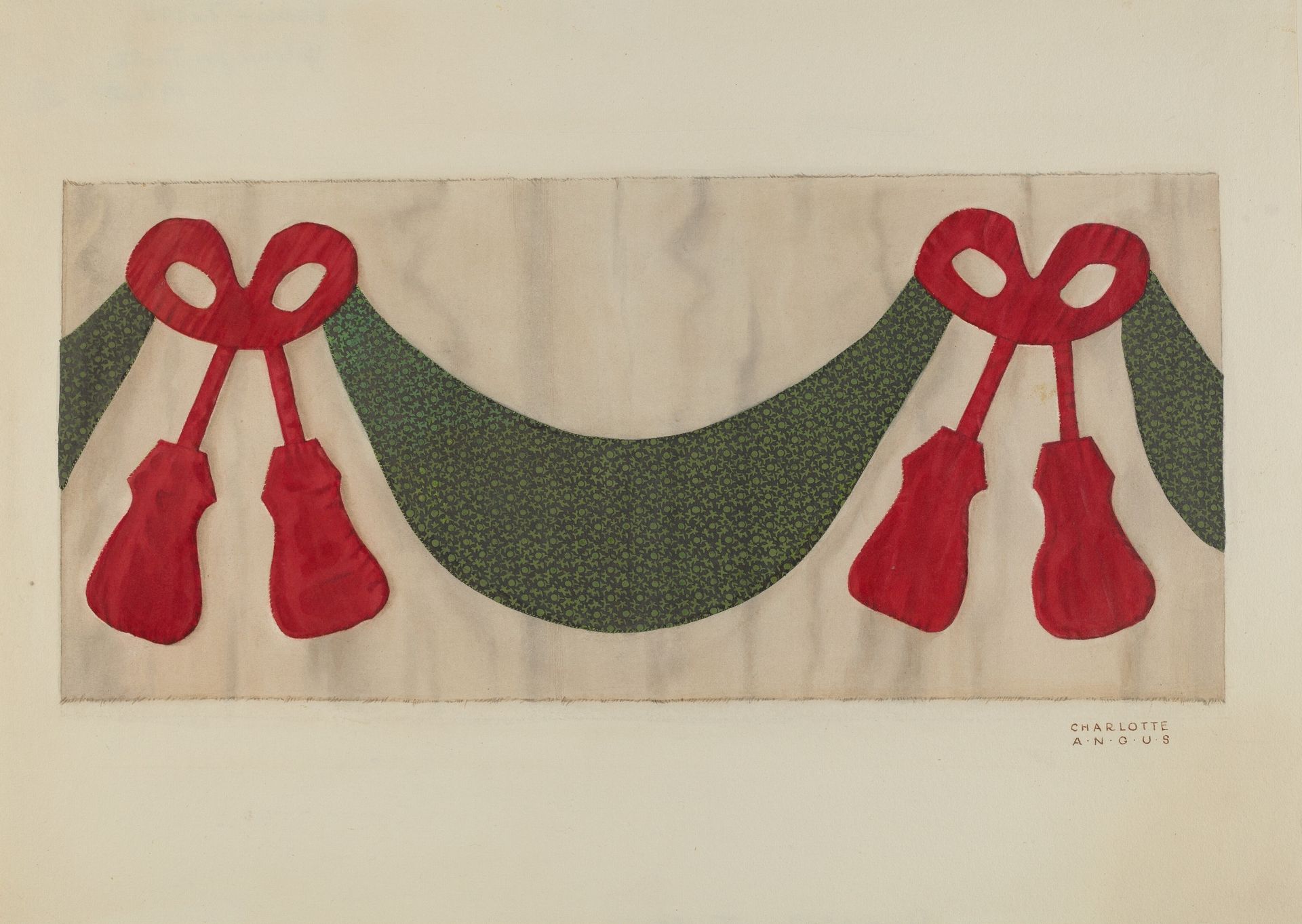Valance for Tester by Charlotte Angus