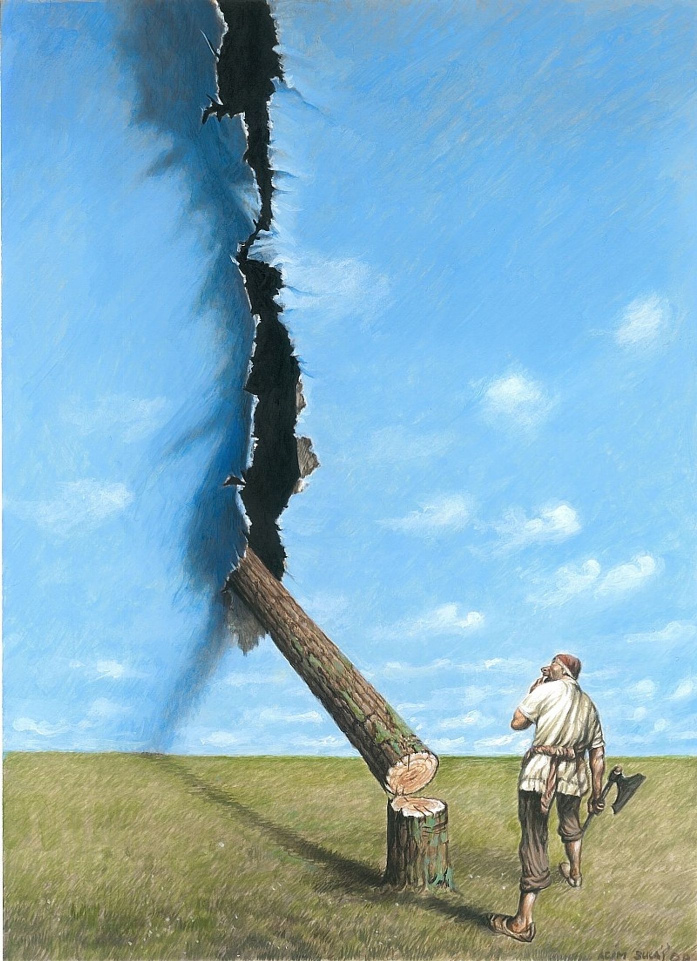 Uomo E Natura by Agim Sulaj