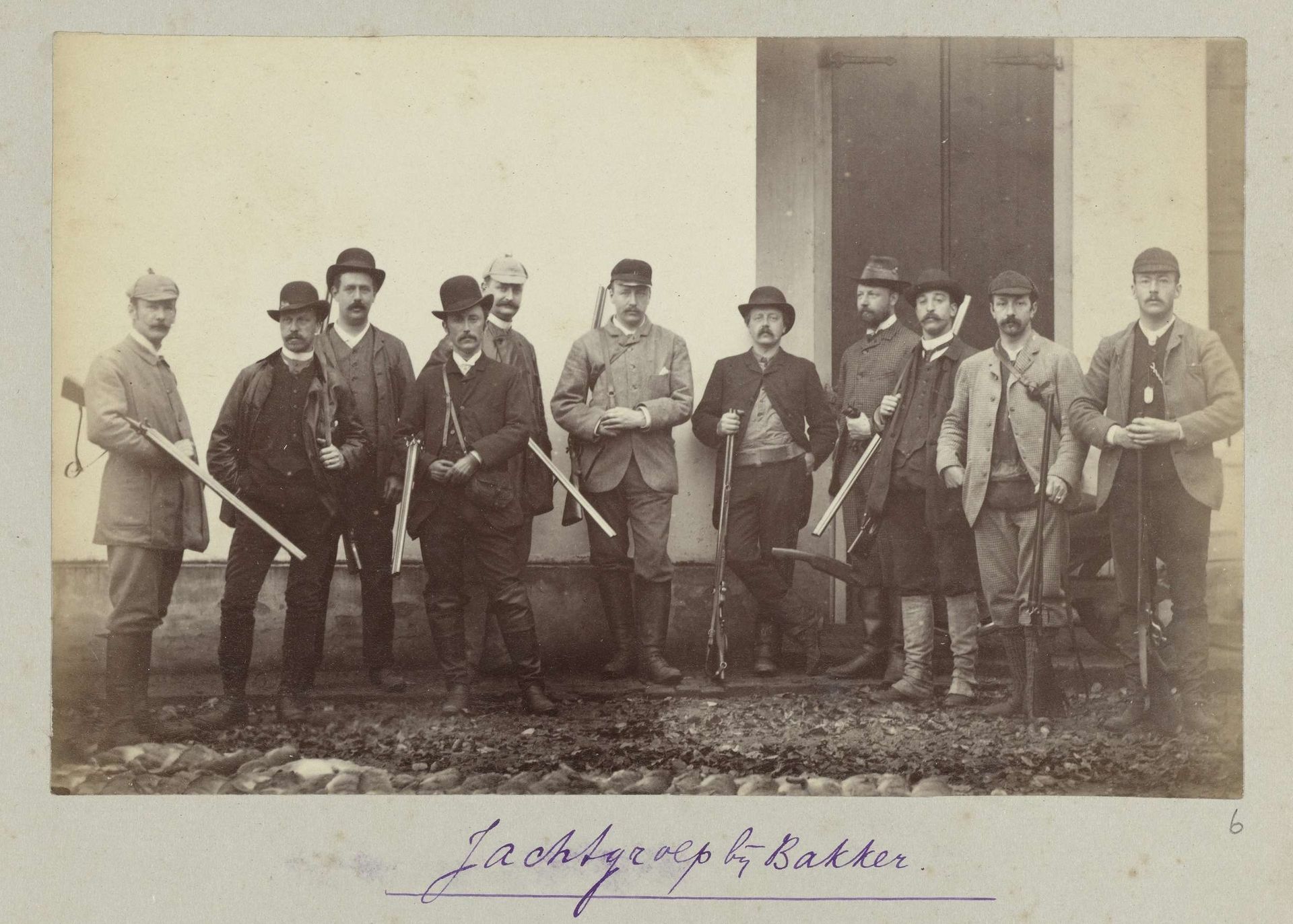 Hunting Scene | Group Portrait by Henry Pauw van Wieldrecht