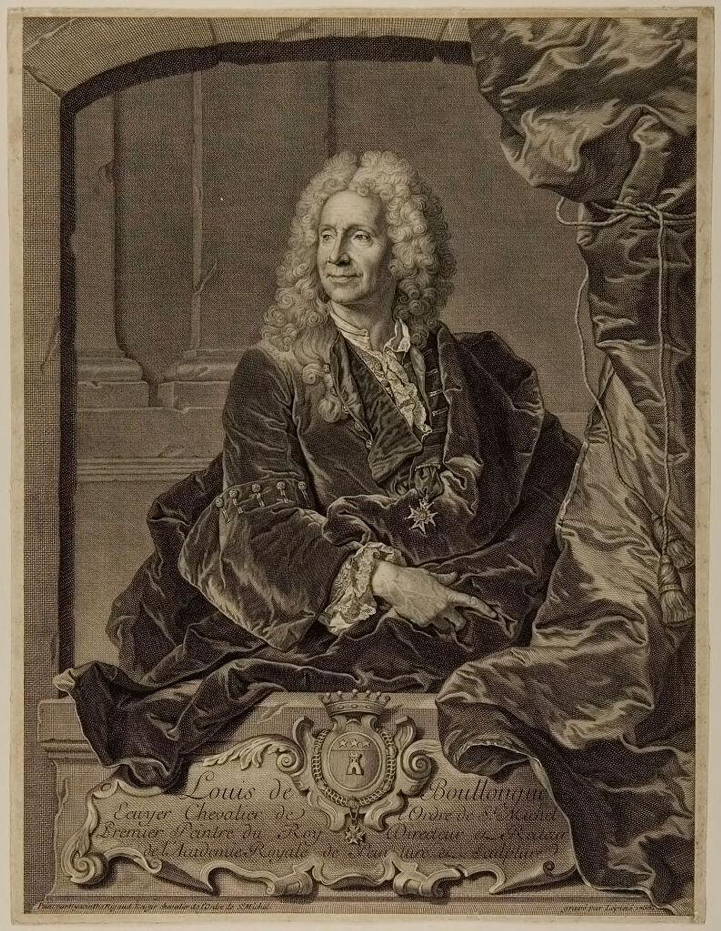 Louis de Boullogne by Bernard LÃ©piciÃ©