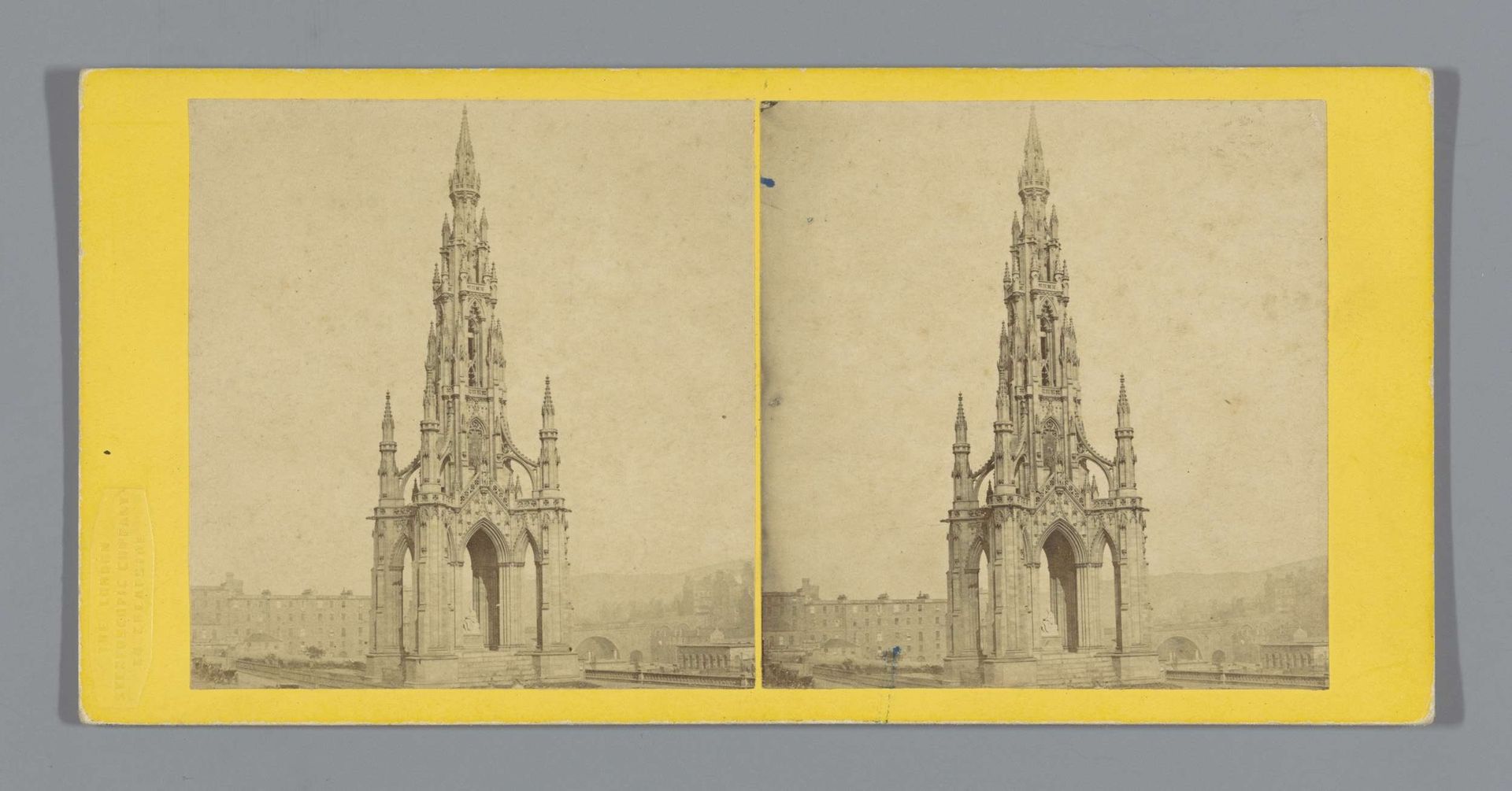 Scott Monument in Edinburgh by London Stereoscopic Company