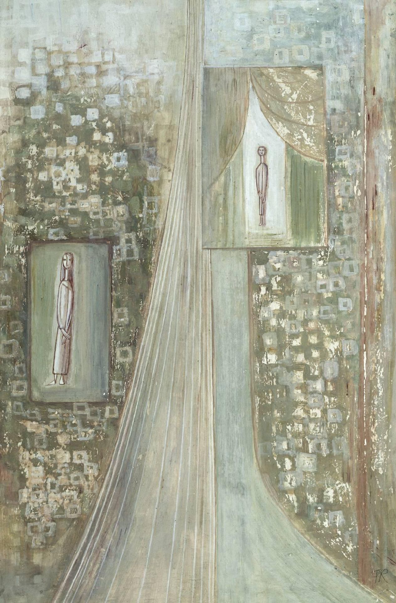 Left and Right of the Long Path by  Frances Richards
