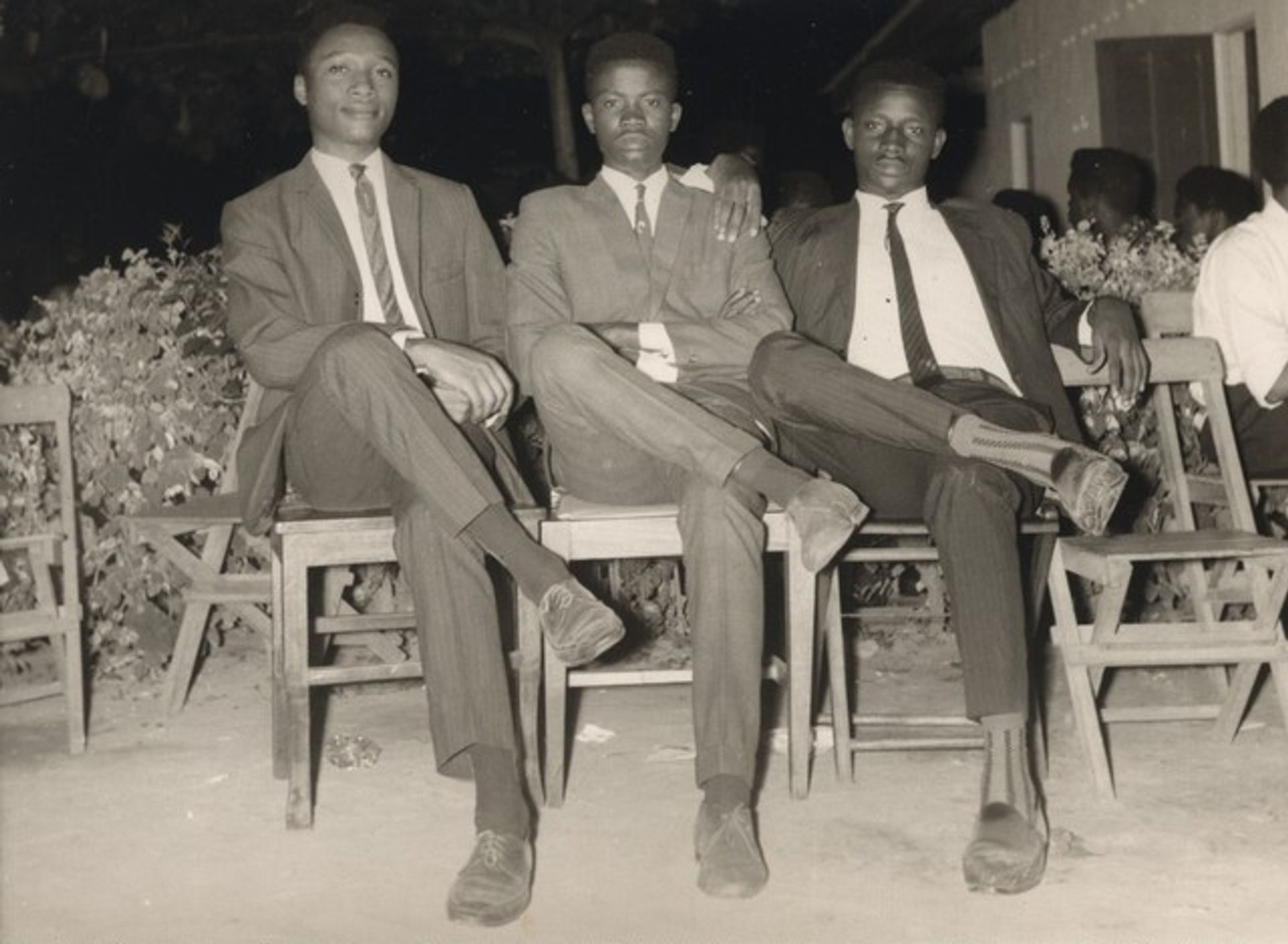 Untitled (Three seated men) by Anonymous