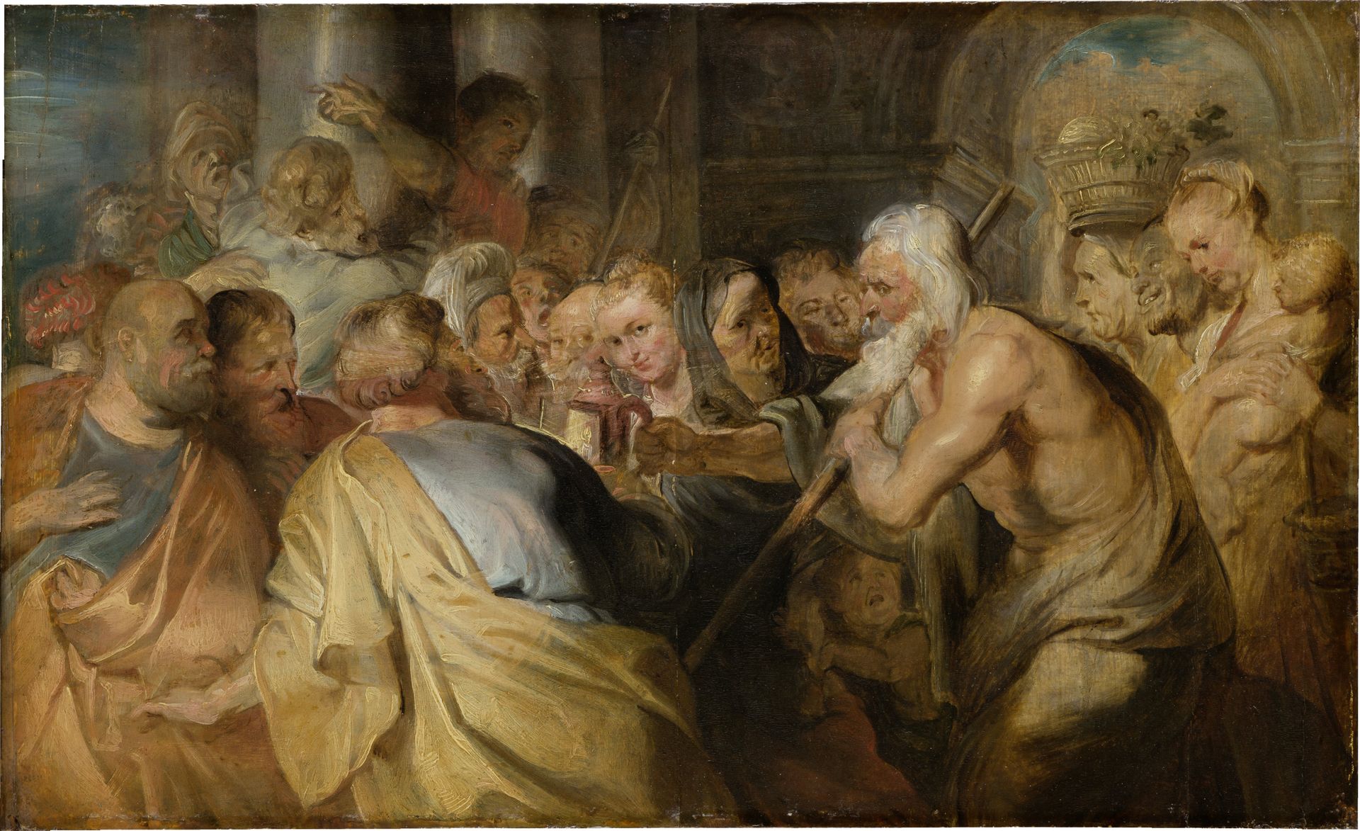 Diogenes Looking for an Honest Man by Peter Paul Rubens