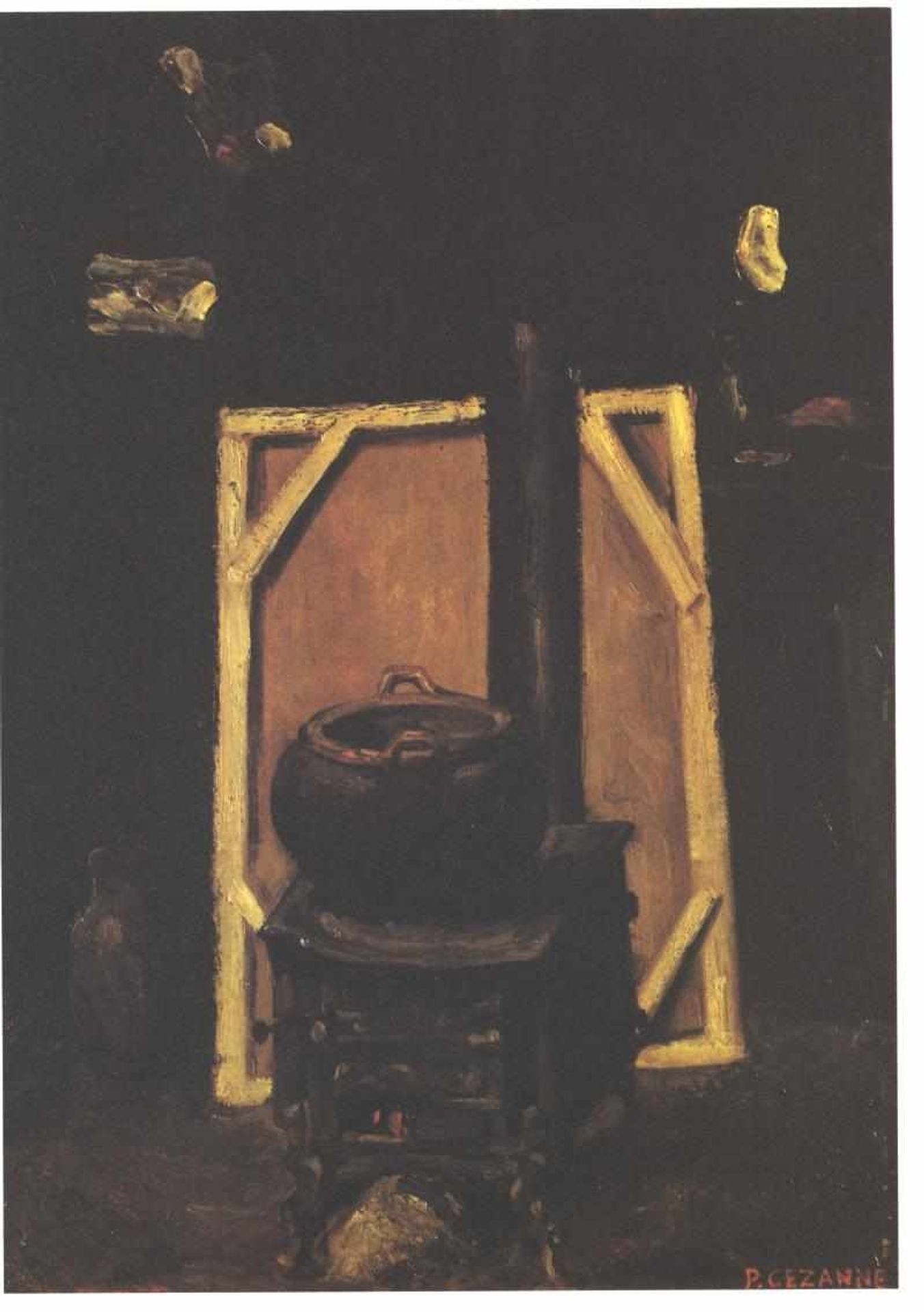 Stove in the atelier by Paul Cézanne