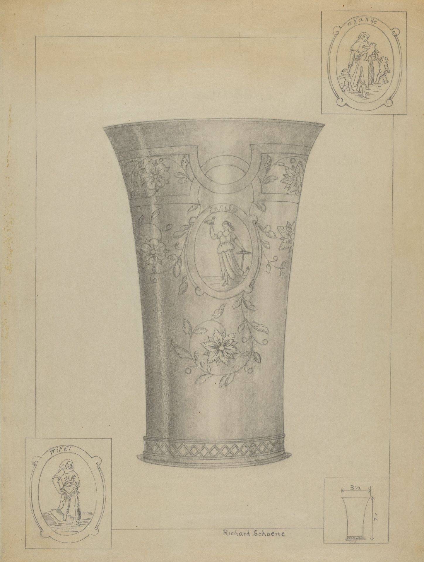 Silver Beaker by Richard Schoene