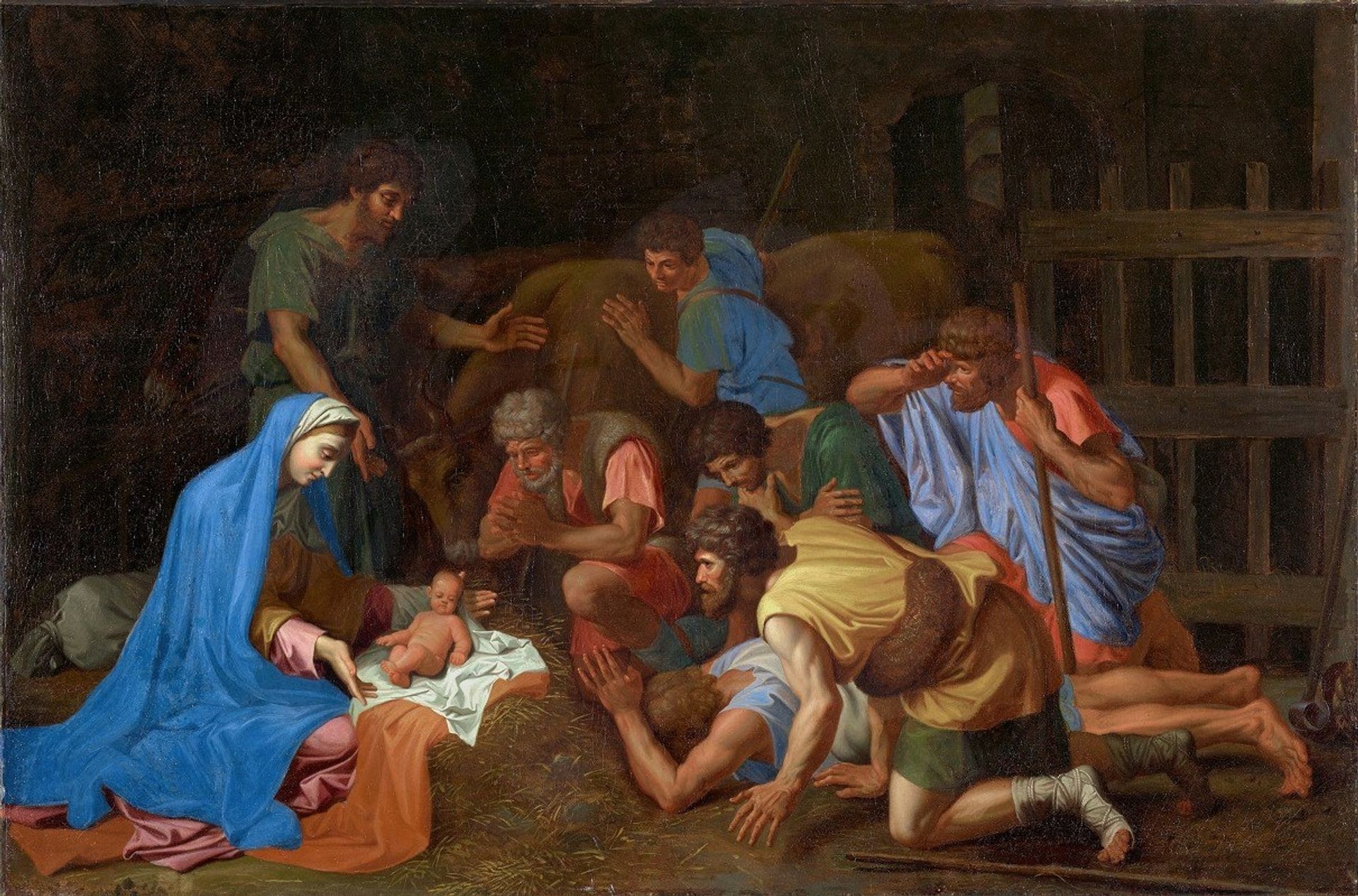 The Adoration of the Shepherds by Nicolas Poussin