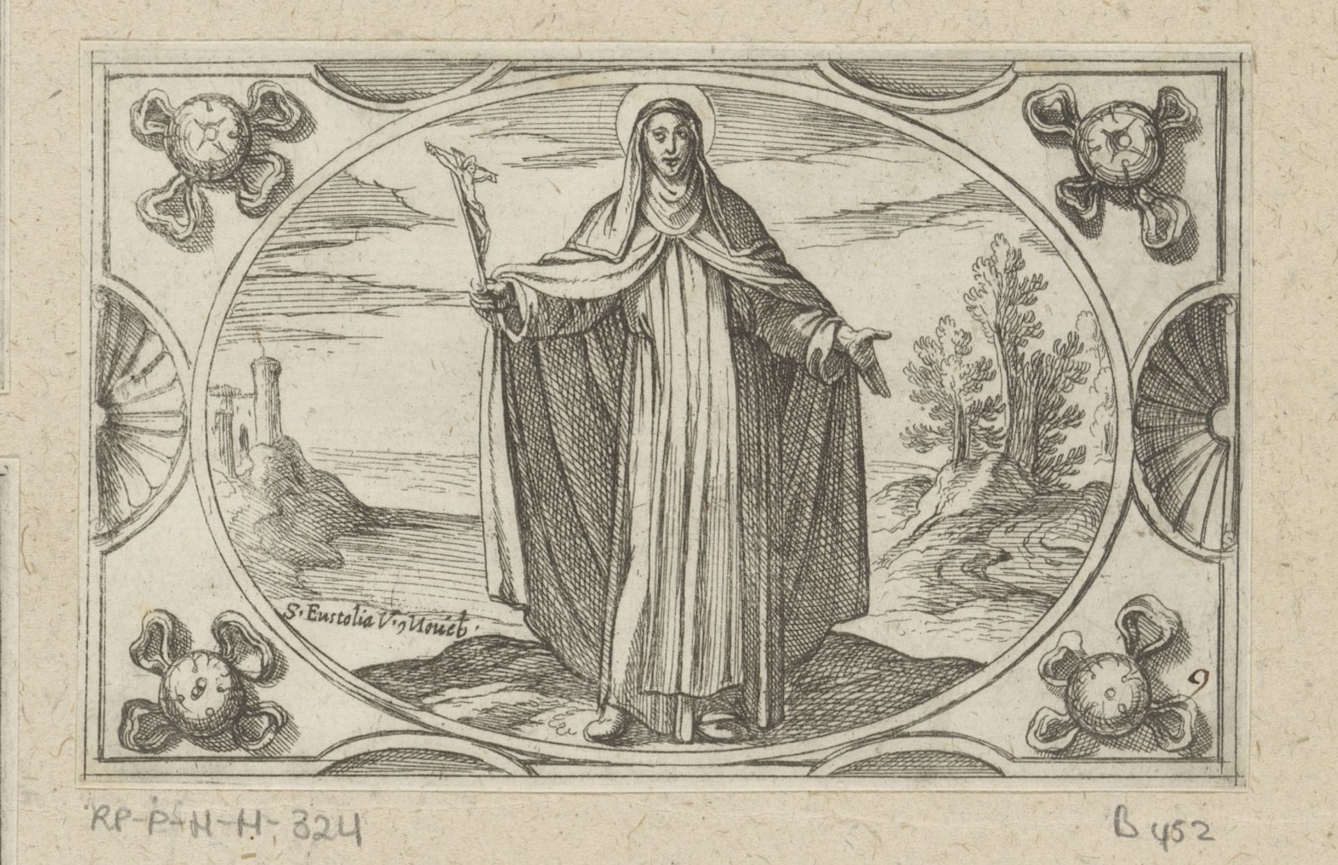 H. Eustolia by Antonio Tempesta
