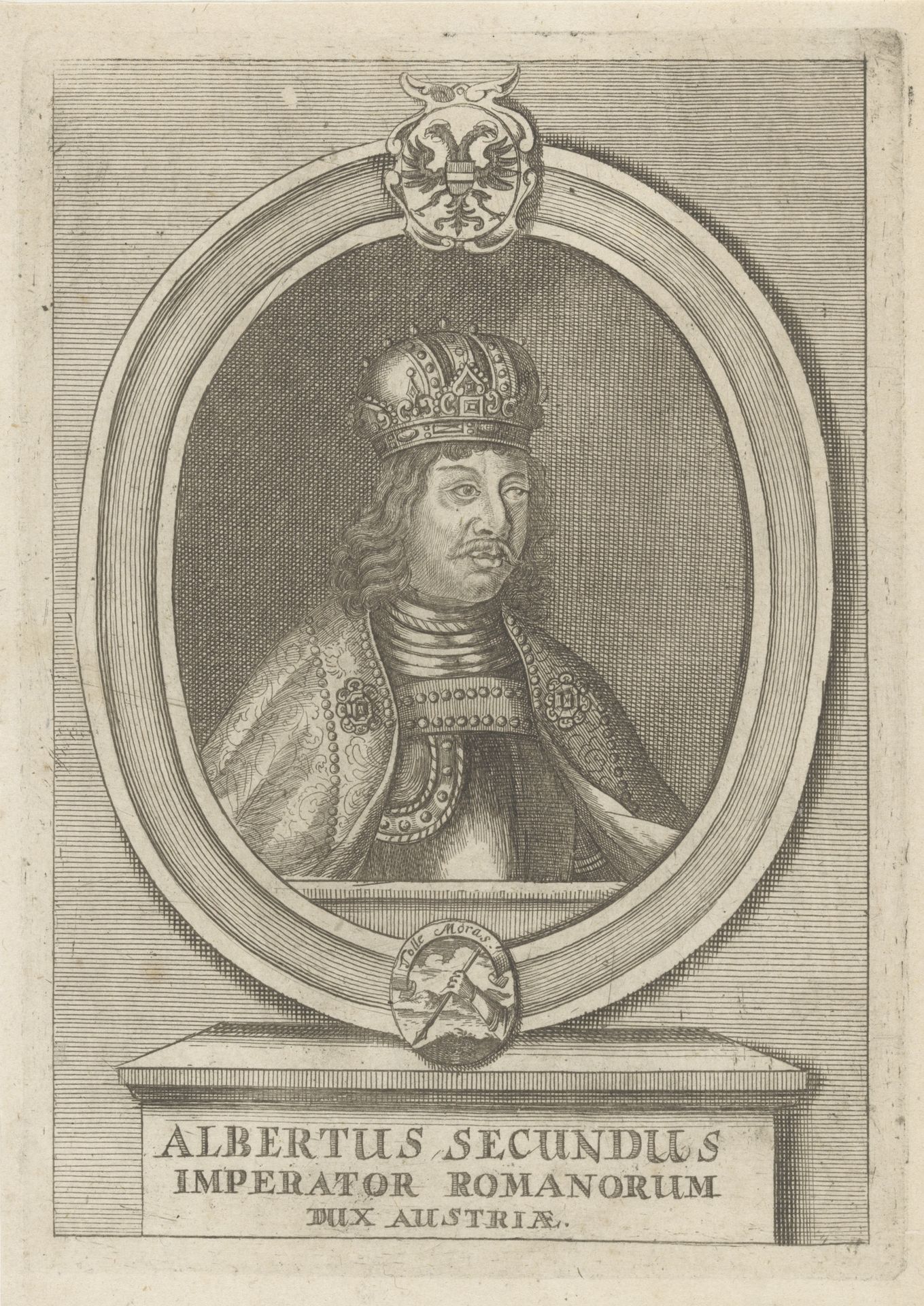 Portret van Albrecht II van Habsburg, Rooms-Duits koning by Anonymous