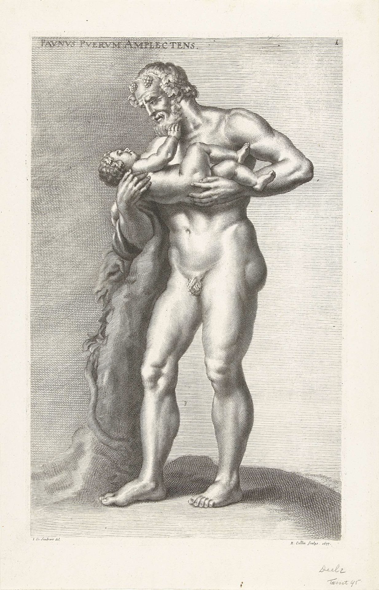 Faun met kind by Richard Collin
