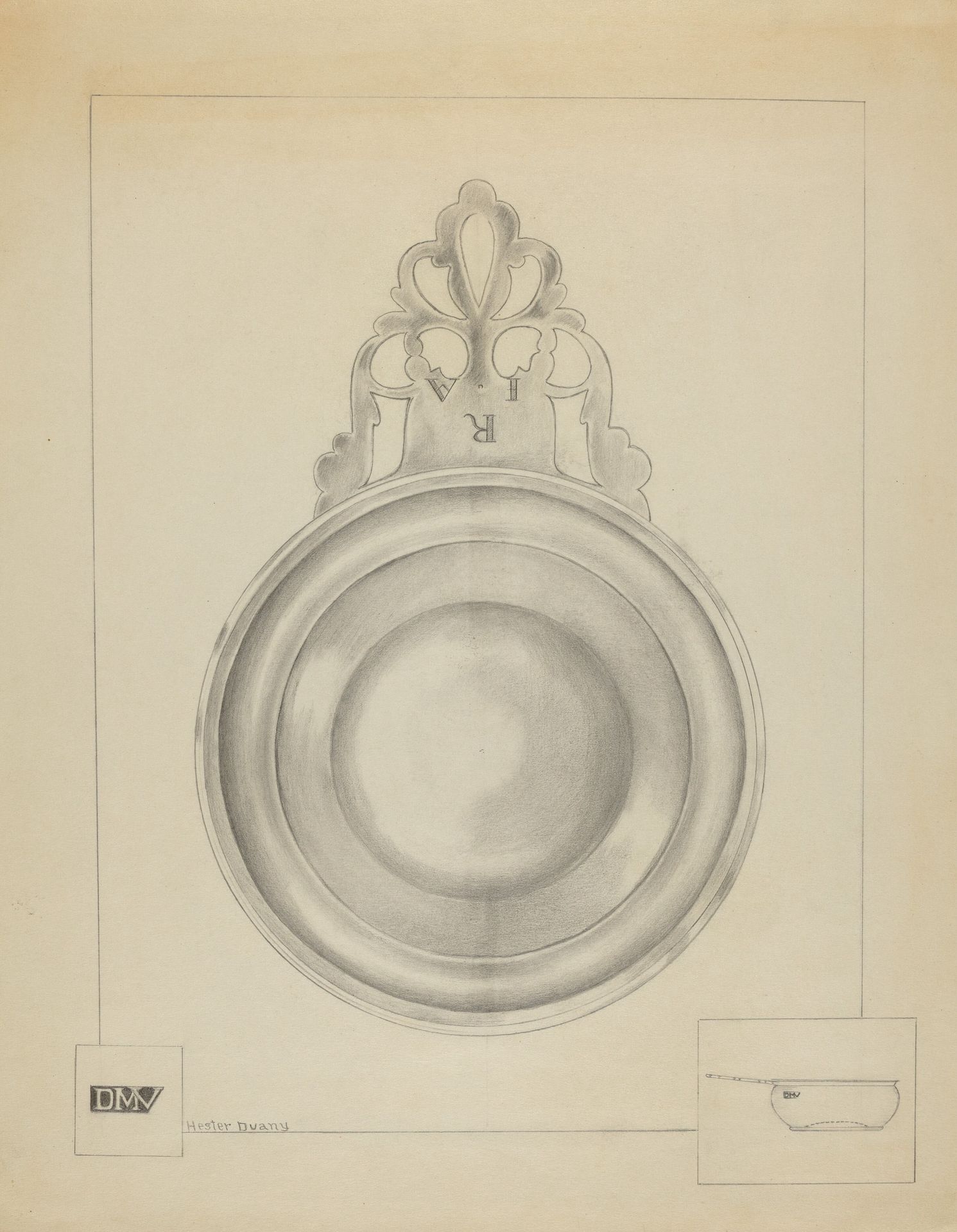 Silver Porringer by Hester Duany