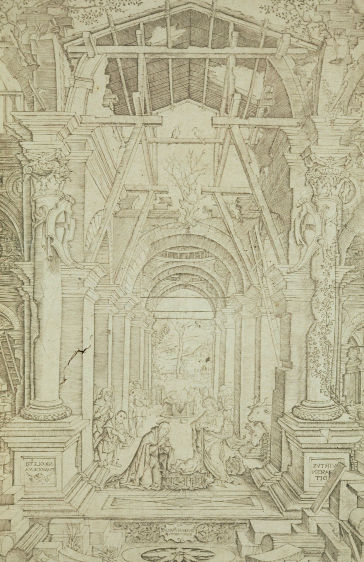 The Nativity by Nicoletto da Modena