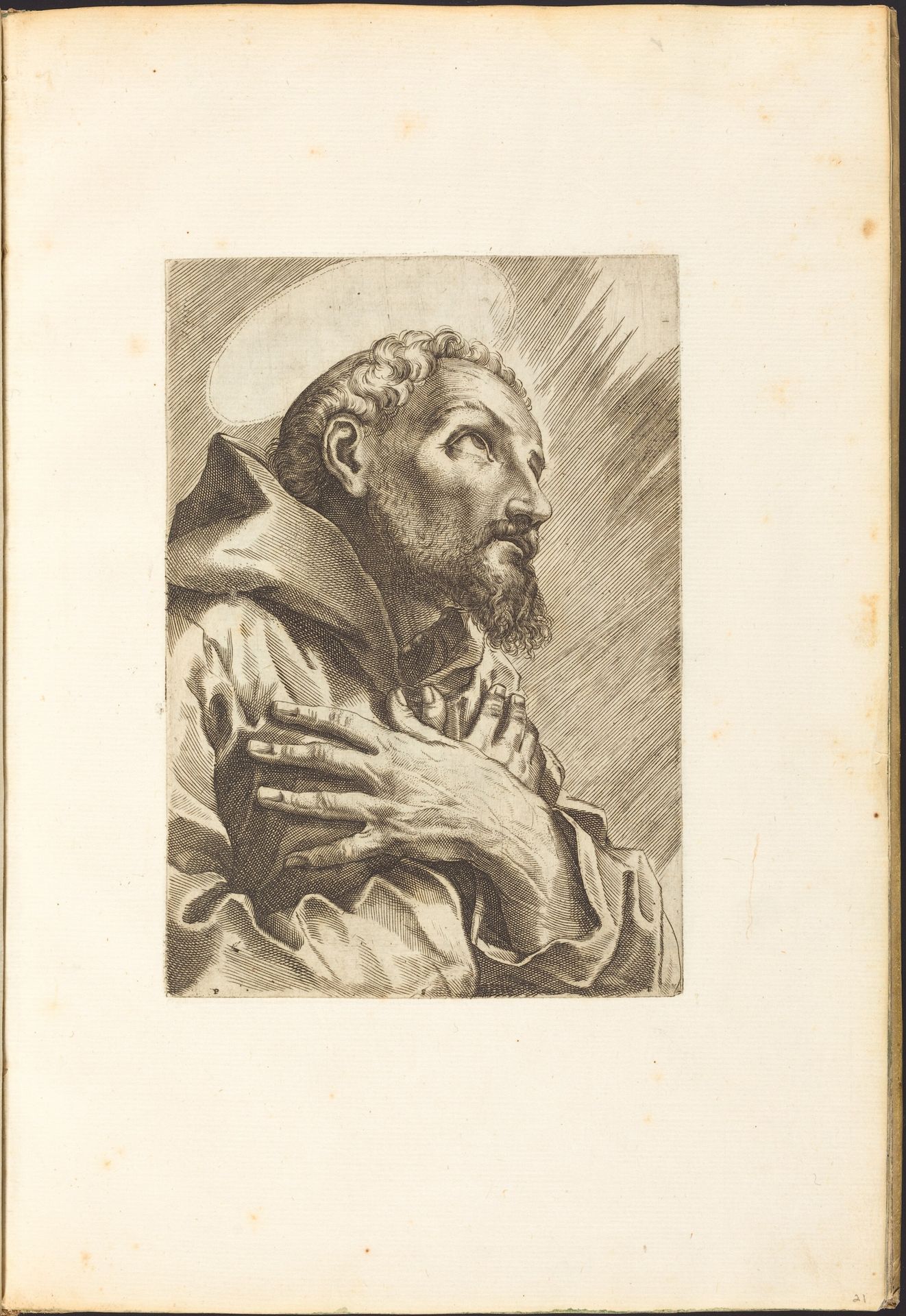 Saint Francis of Assisi by Luca Ciamberlano