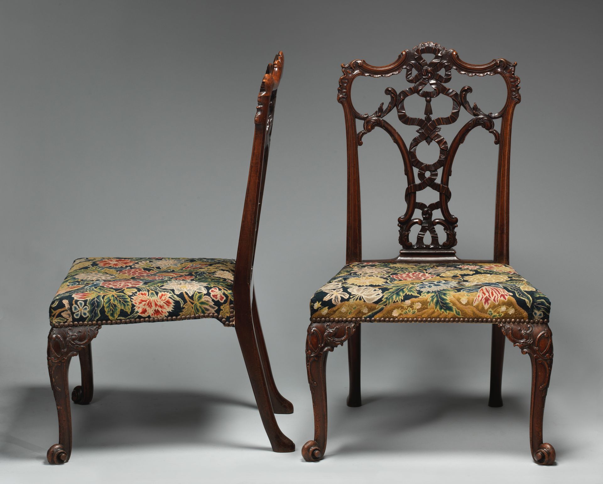 Side chair (one of a pair) by Thomas Chippendale