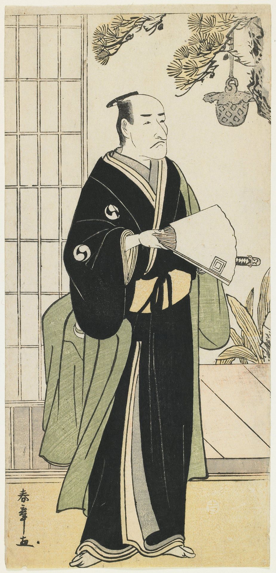 Actor Ichikawa Danjūrō V as Ōboshi Yuranosuke by Katsukawa Shunsho