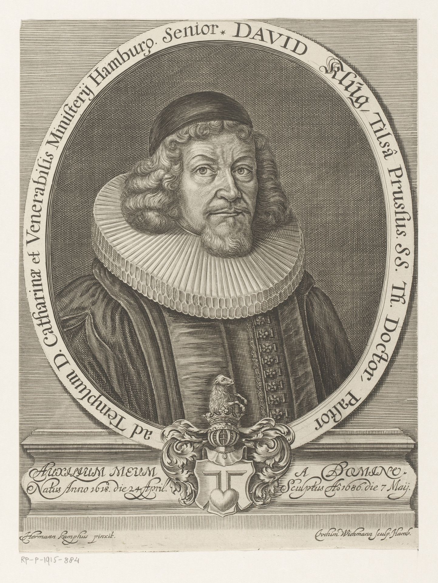 Portret van David Klug by Joachim Wichmann
