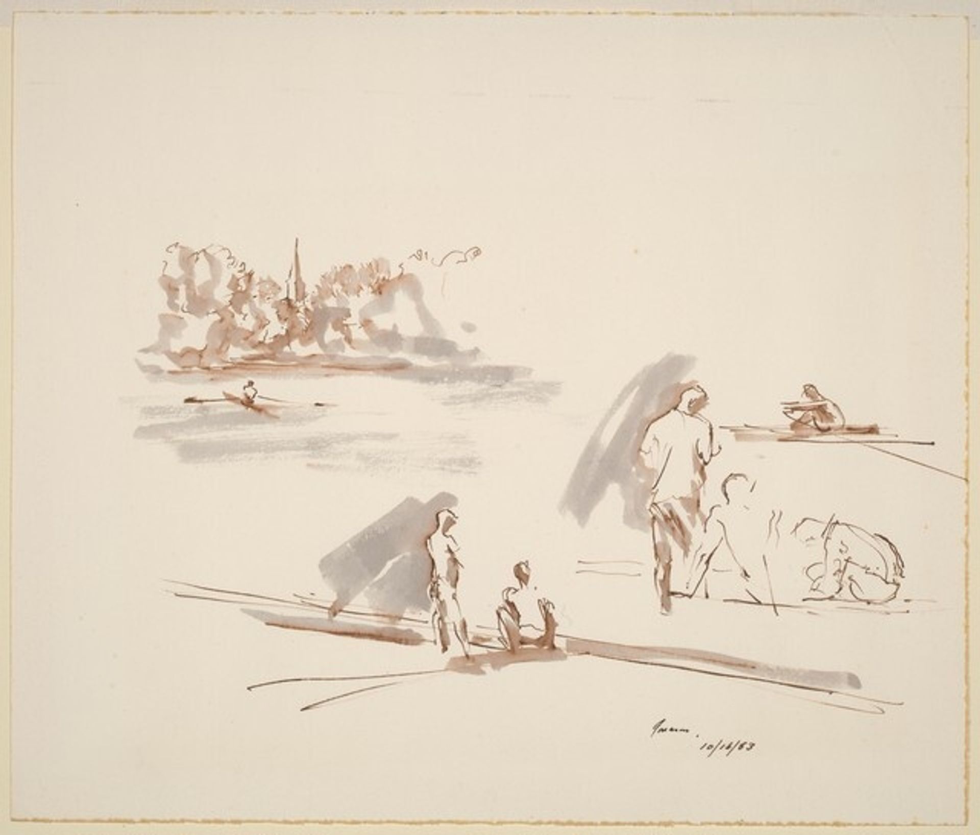 Rowing Sketches by Donald Carlisle Greason