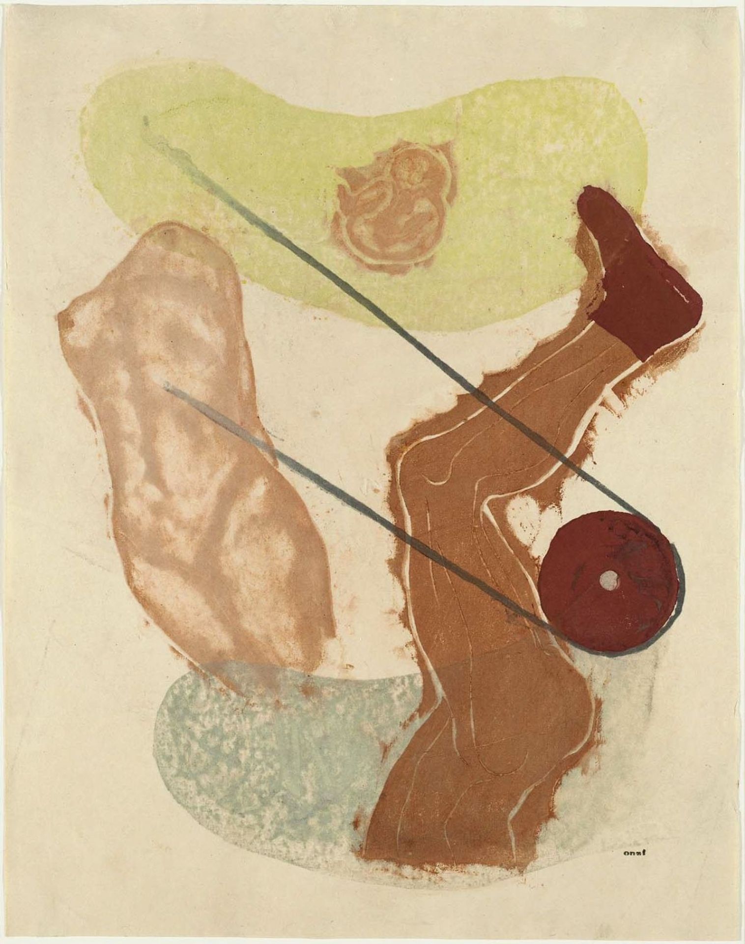 Allegorie No. 1: Family (b) by Koshiro Onchi