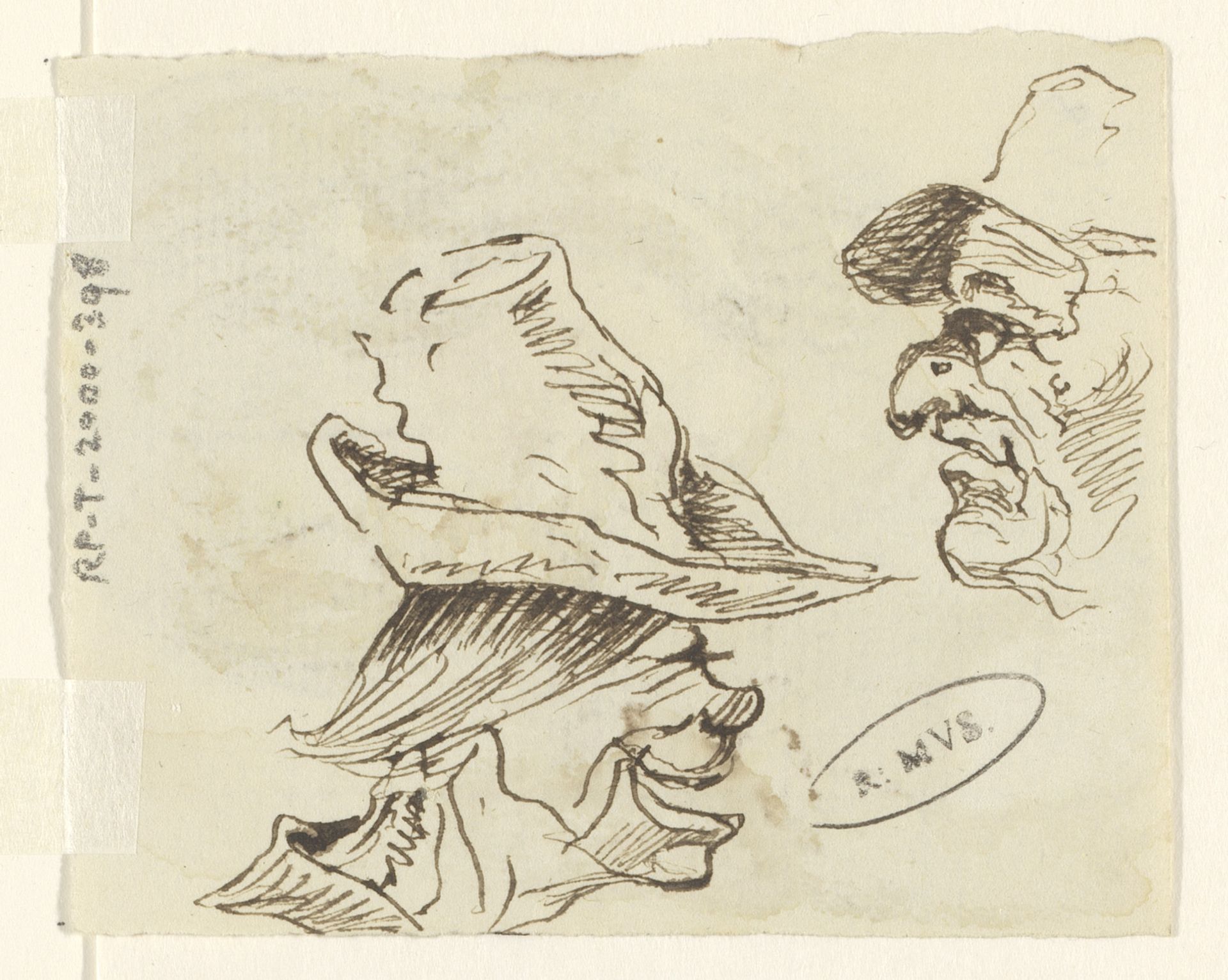 Twee koppen by Johannes Tavenraat