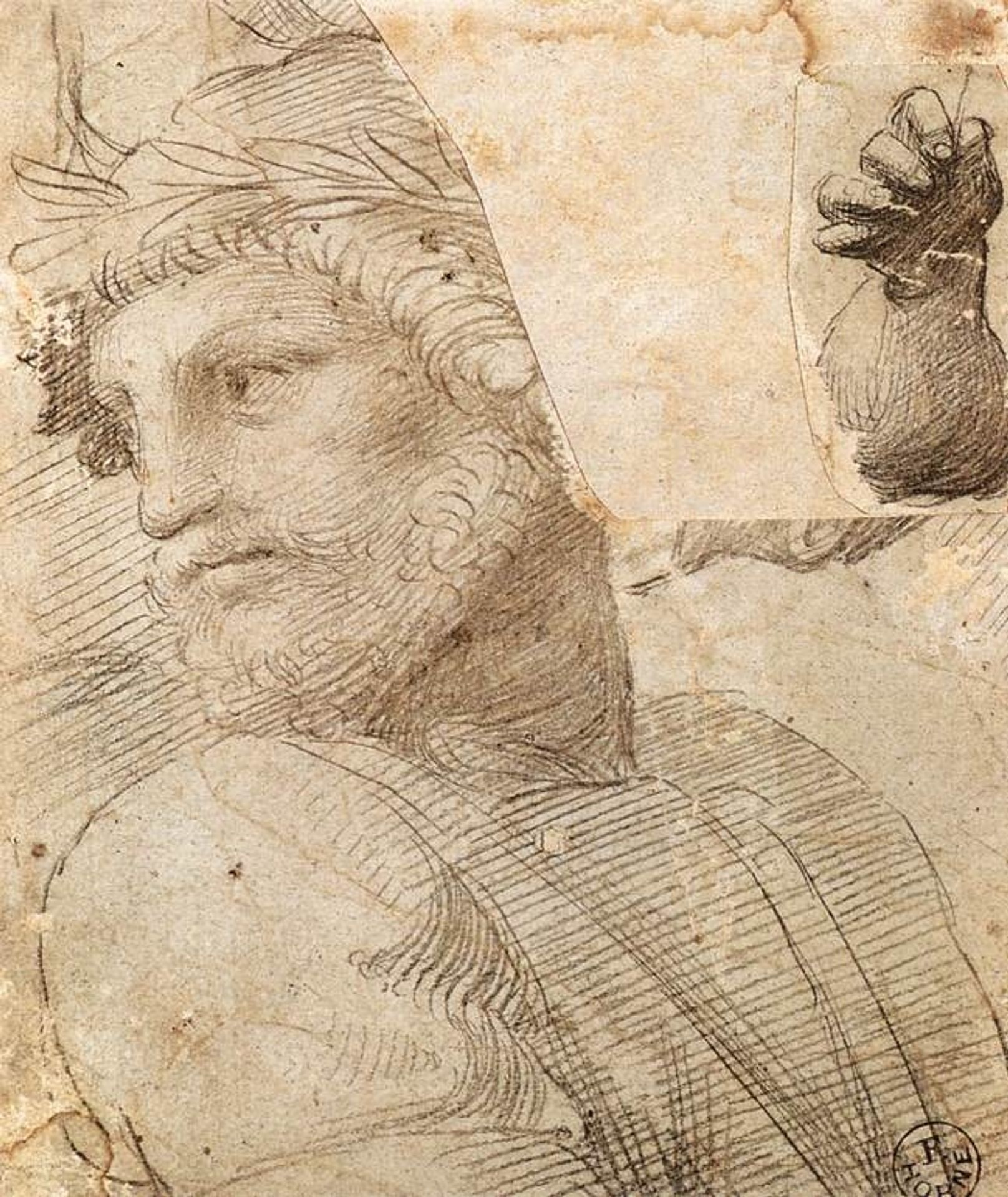 Study for the Head of a Poet by Raphael