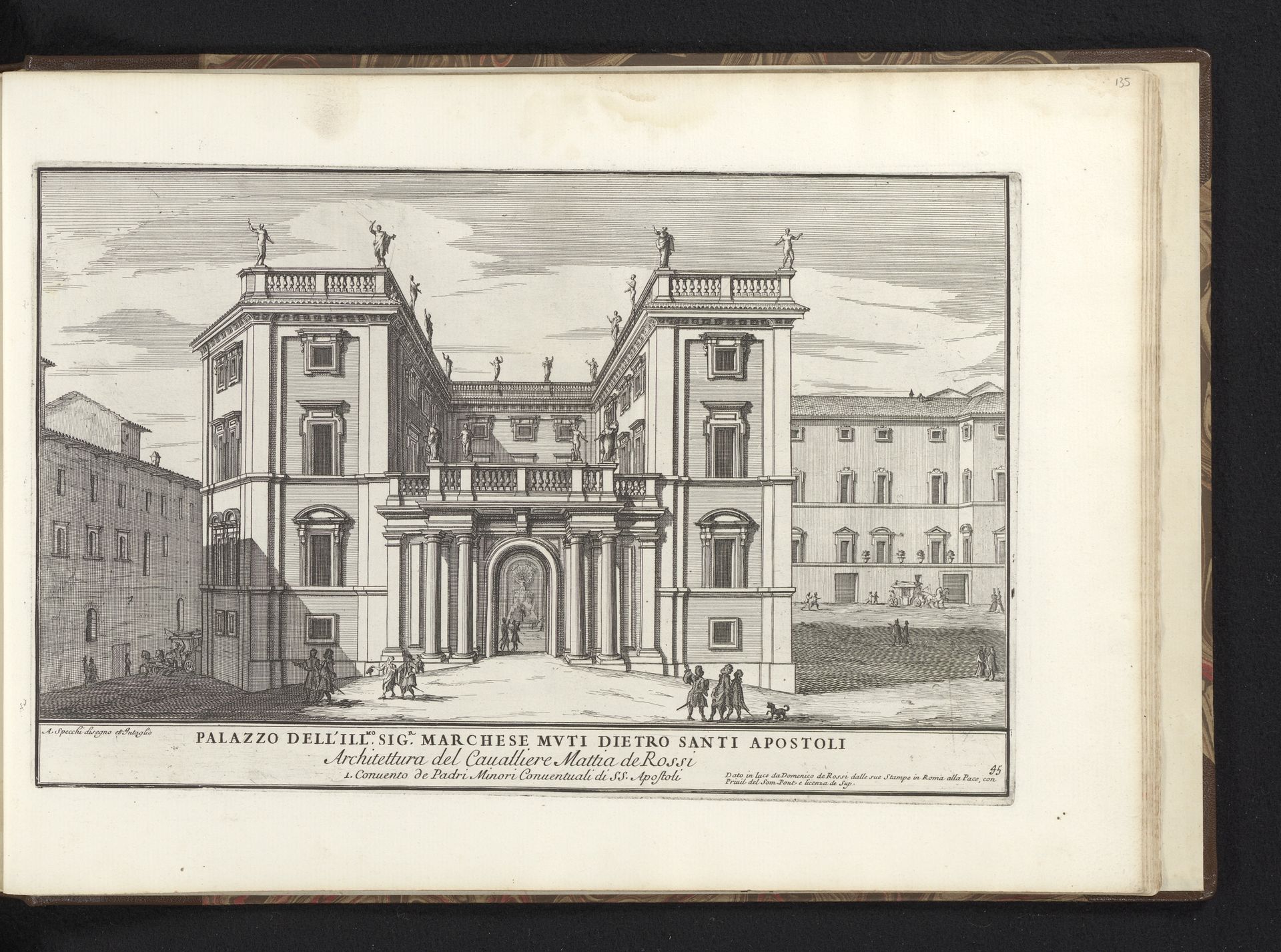 Palazzo Muti te Rome by Alessandro Specchi