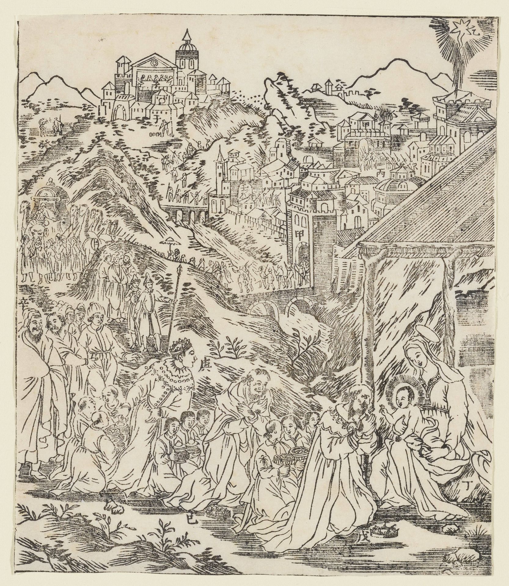 The Adoration of the Magi by Anonymous