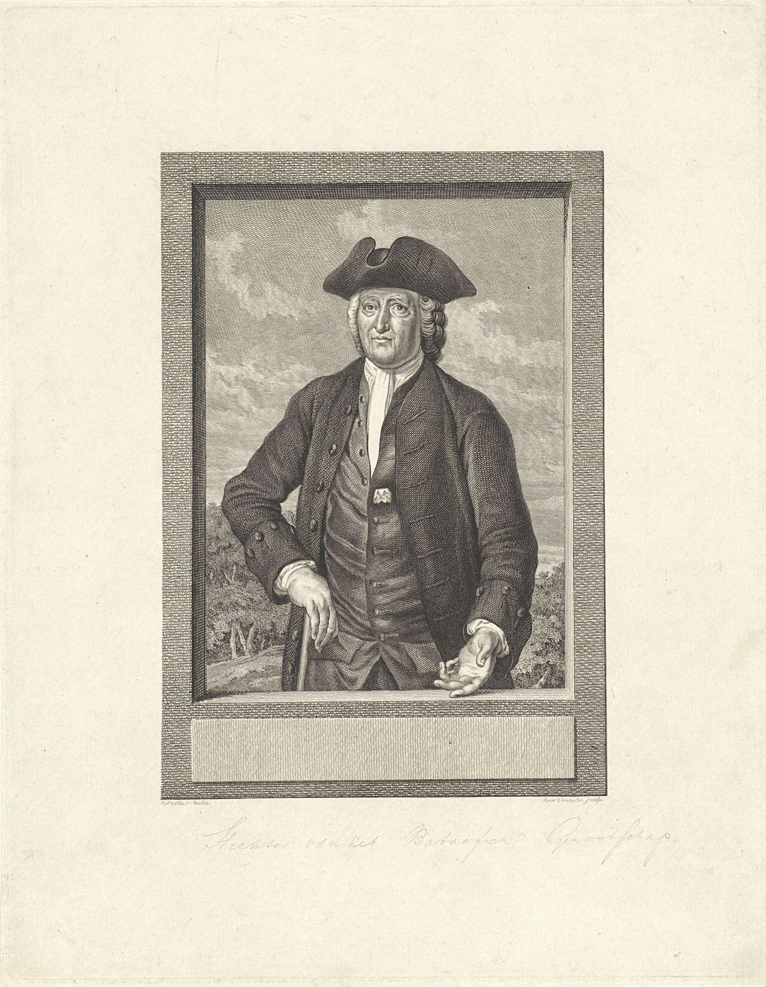 Portret van Steven Hoogendijk by Reinier Vinkeles