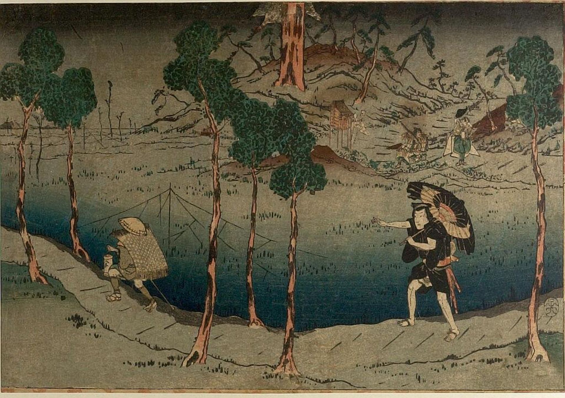 Act Five(?) from the series Treasury of Loyal Retainers (ChÅ«shingura: Go danme) by Utagawa Kunisada